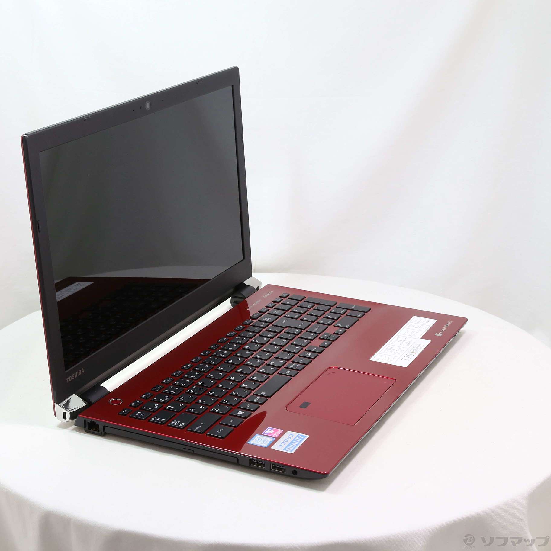 中古】dynabook T75／FRS PT75FRS-BJA3 〔Windows 10〕 ［Core-i7-8550U  (1.8GHz)／16GB／HDD1TB／15.6インチワイド］ [2133054570835] - リコレ！|ビックカメラグループ  ソフマップの中古通販サイト