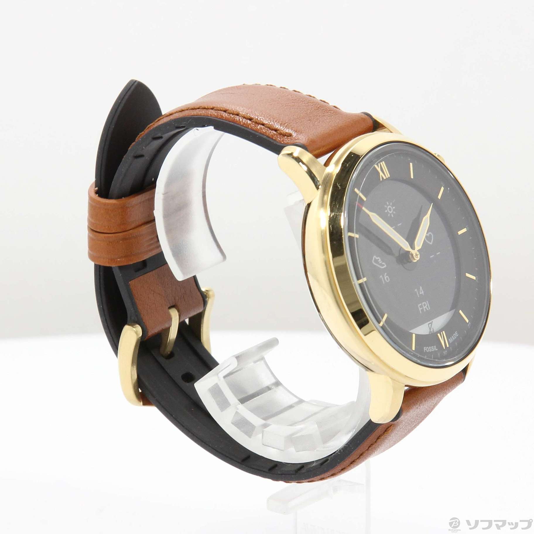 中古】FOSSIL NEUTRA ブラウンレザー ハイブリッドスマートウォッチHR [2133054577438] - リコレ！|ビックカメラグループ  ソフマップの中古通販サイト