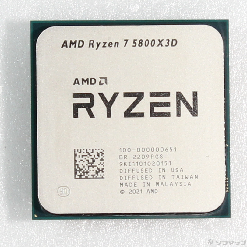 Ryzen 7 5800X3D 〔3.4GHz／SOCKET AM4〕