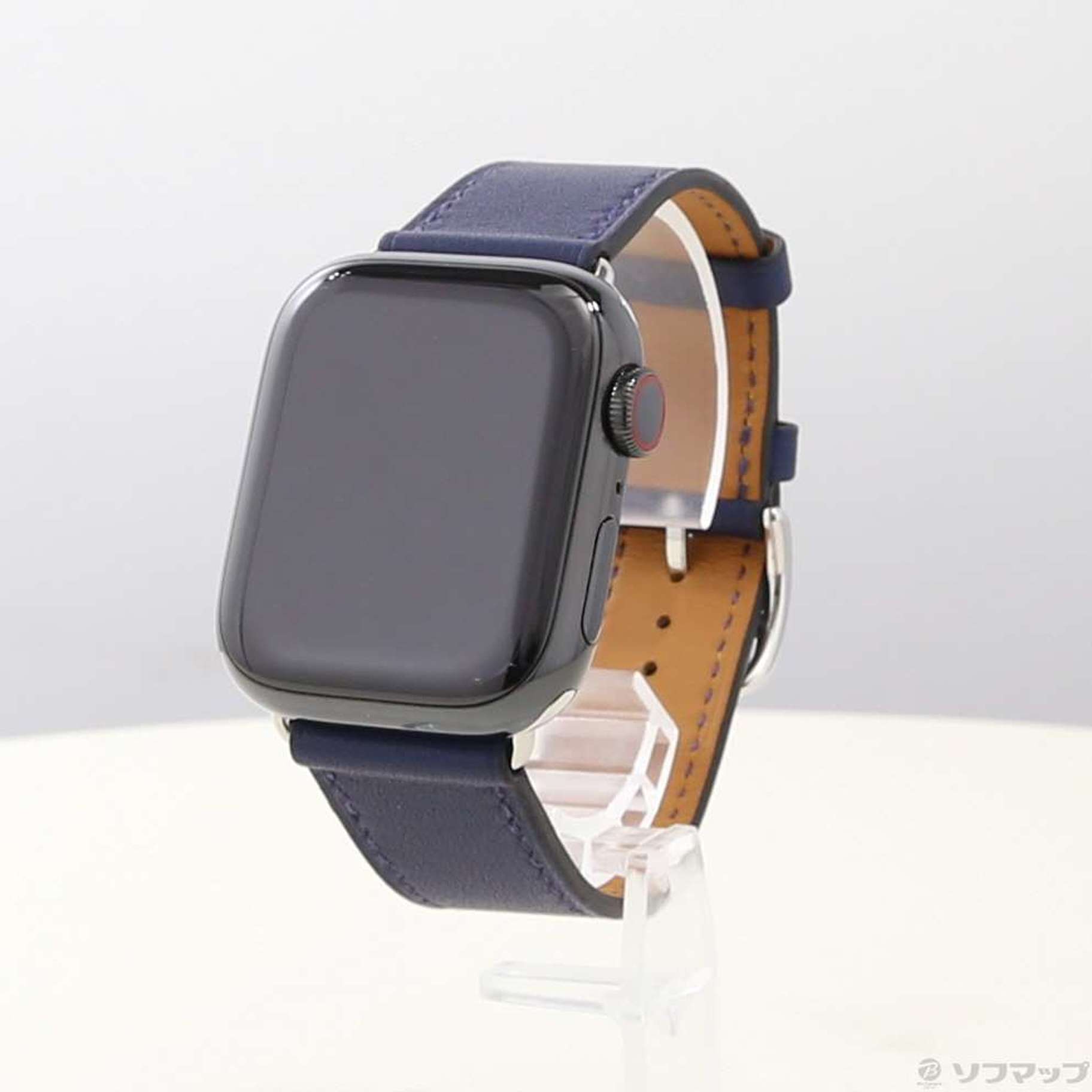 中古】Apple Watch Series 7 Hermes GPS + Cellular 41mm スペースブラックステンレススチールケース  ヴォー・スウィフト(ネイビー)シンプルトゥールレザーストラップ [2133054582036] - リコレ！|ビックカメラグループ  ソフマップの中古通販サイト