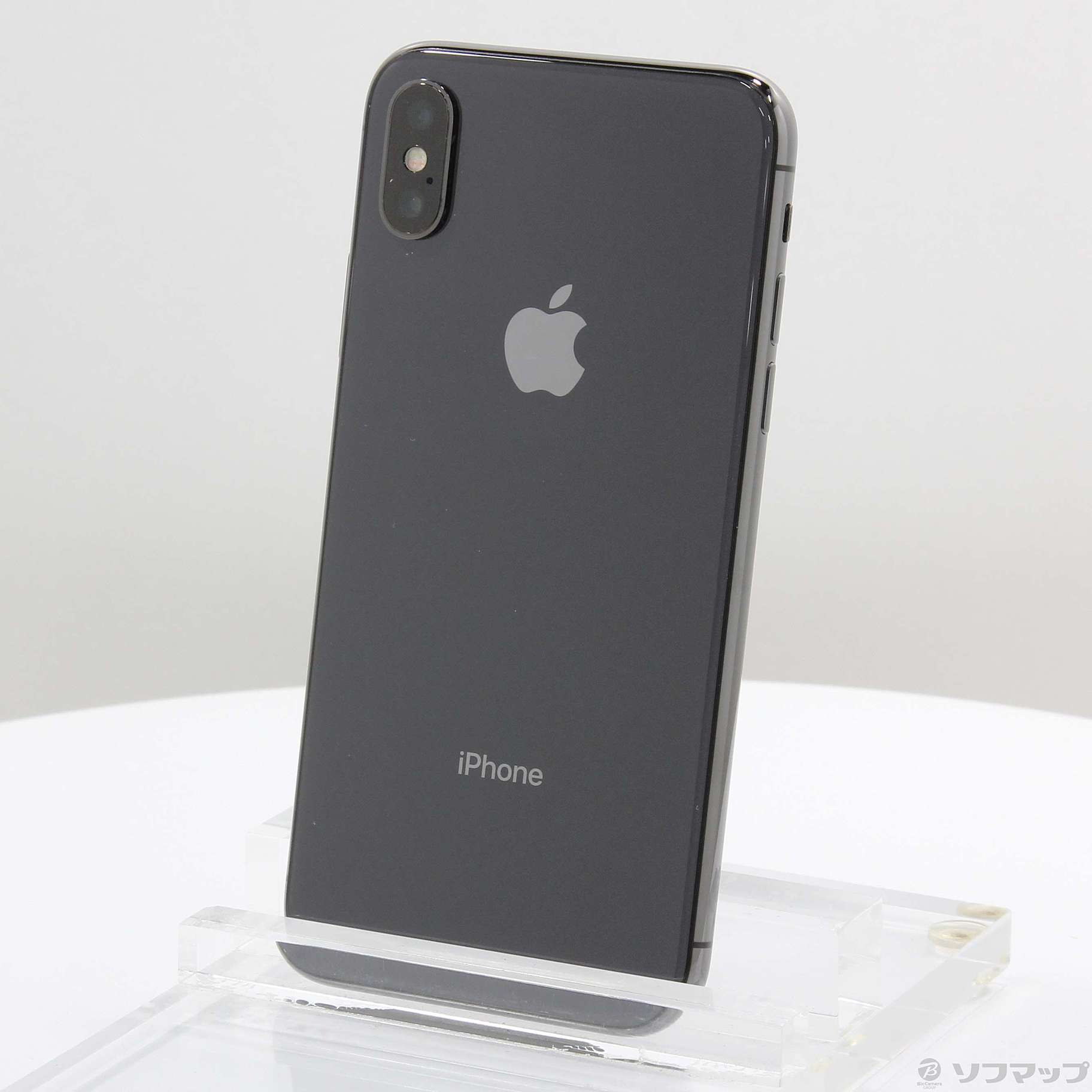 (中古)Apple iPhoneX 256GB スペースグレイ MQC12J/A SIMフリー(377-ud)