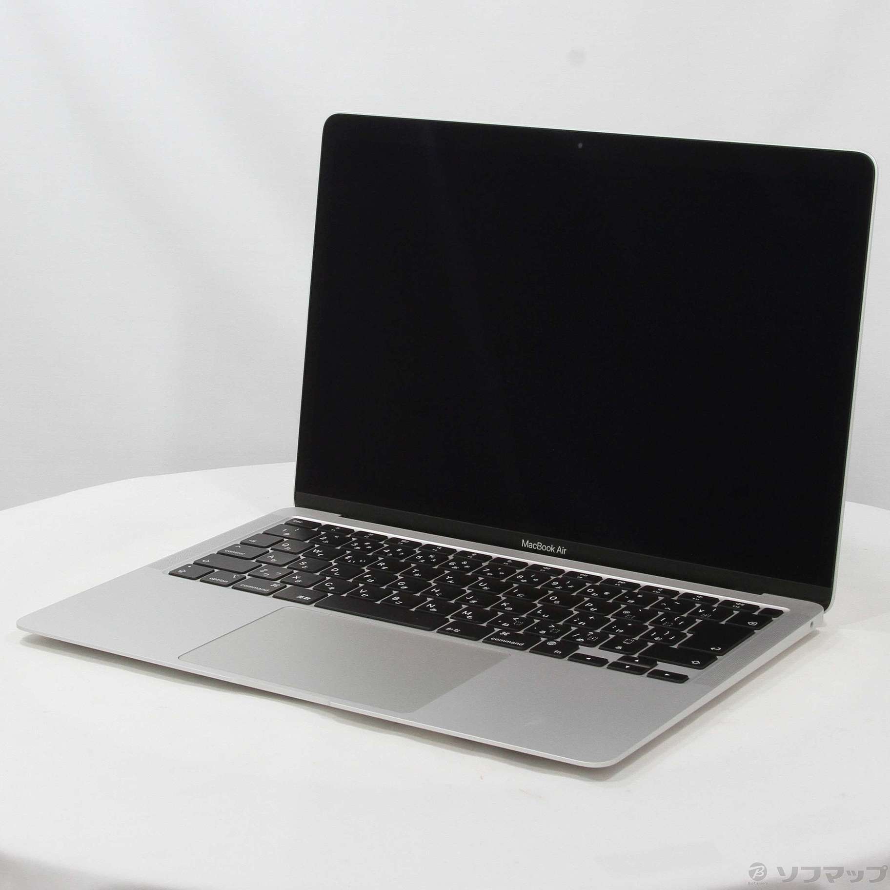 (中古)Apple MacBook Air 13.3-inch Late 2020 MGN93J/A Apple M1 8コアCPU_7コアGPU 8GB SSD256GB シルバー (12.6 Monterey)(297-ud)