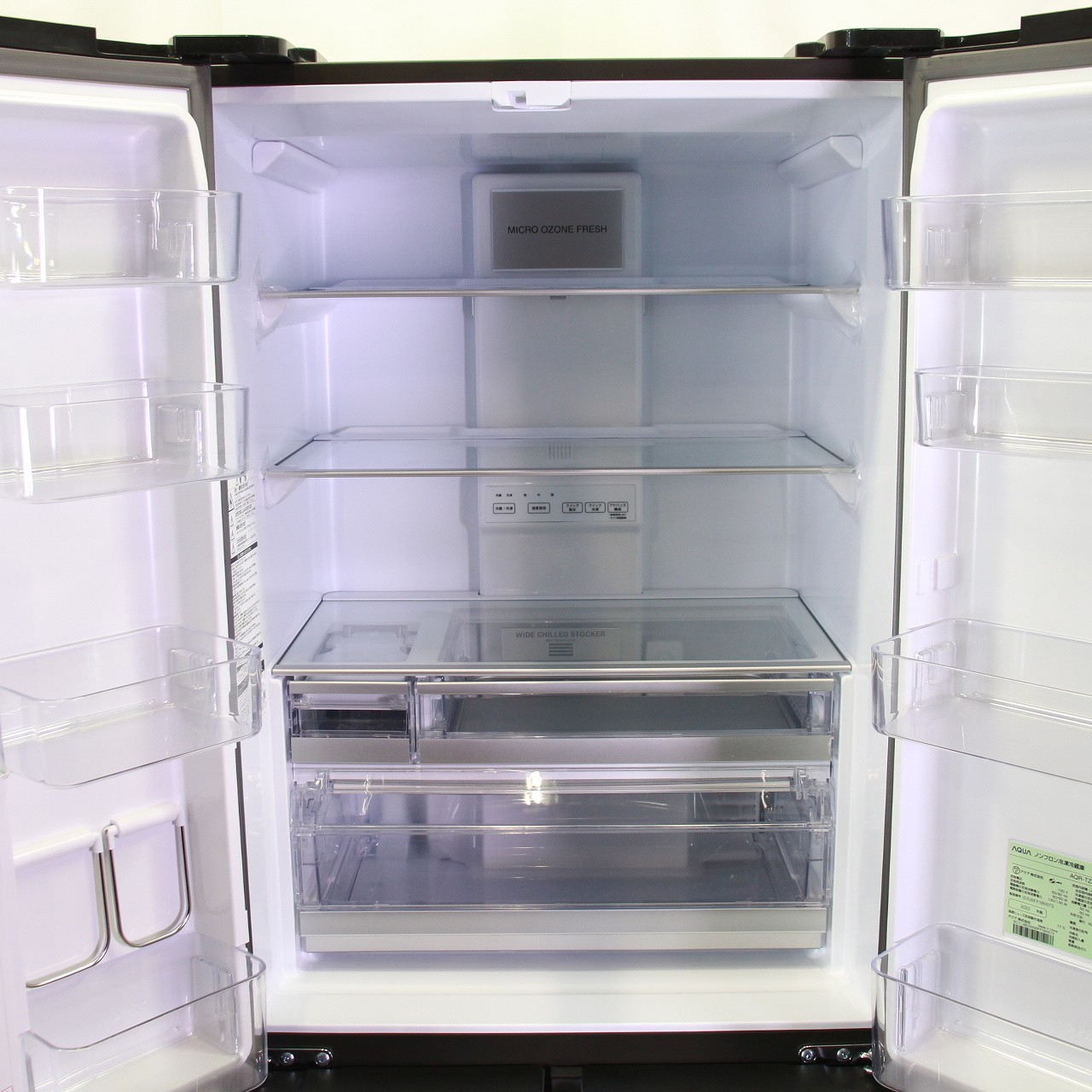 中古】〔展示品〕 冷蔵庫 TZ SERIES ダークシルバー AQR-TZA42N(DS 