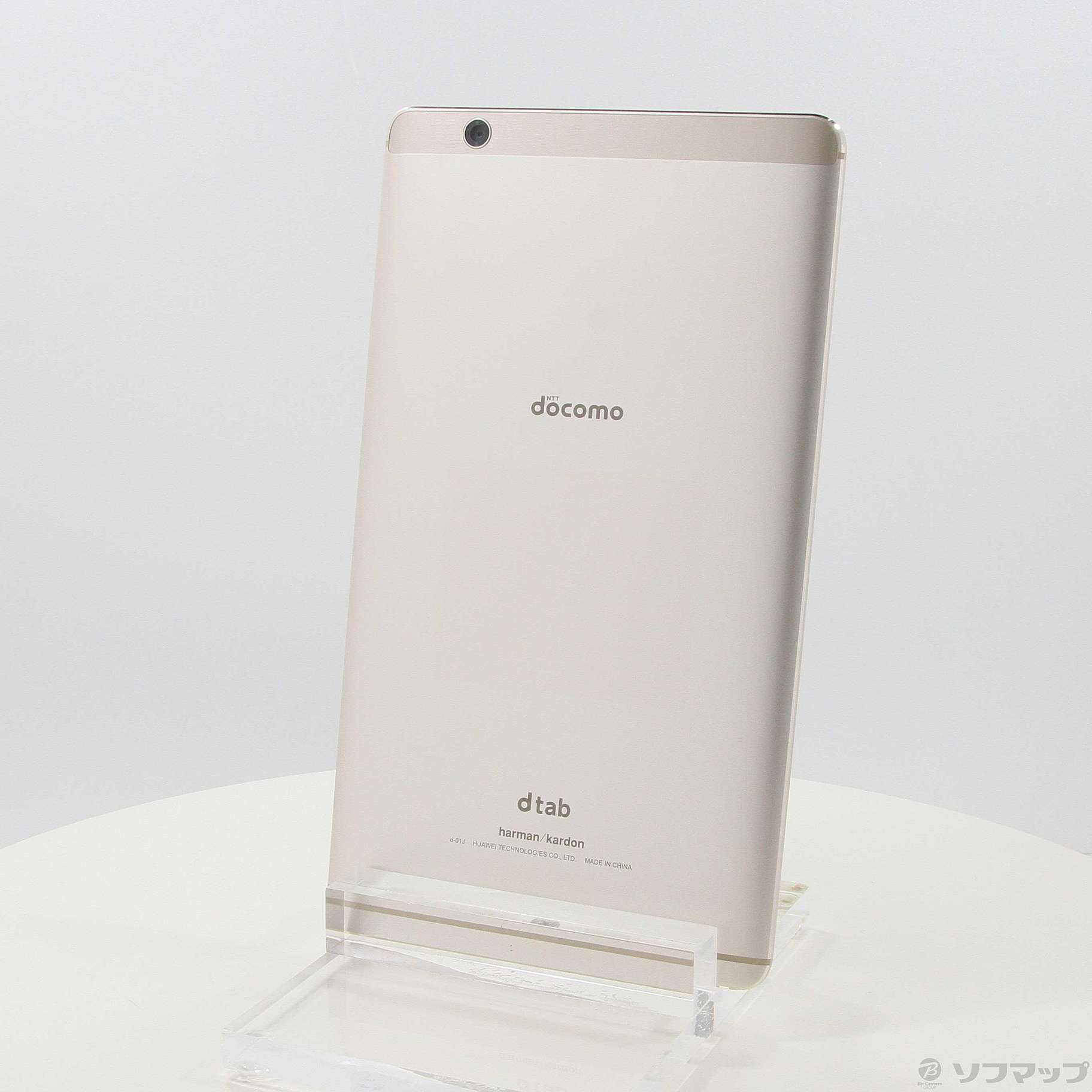 中古】dtab compact 16GB ゴールド d-01J docomo [2133054623074] - リコレ！|ビックカメラグループ  ソフマップの中古通販サイト