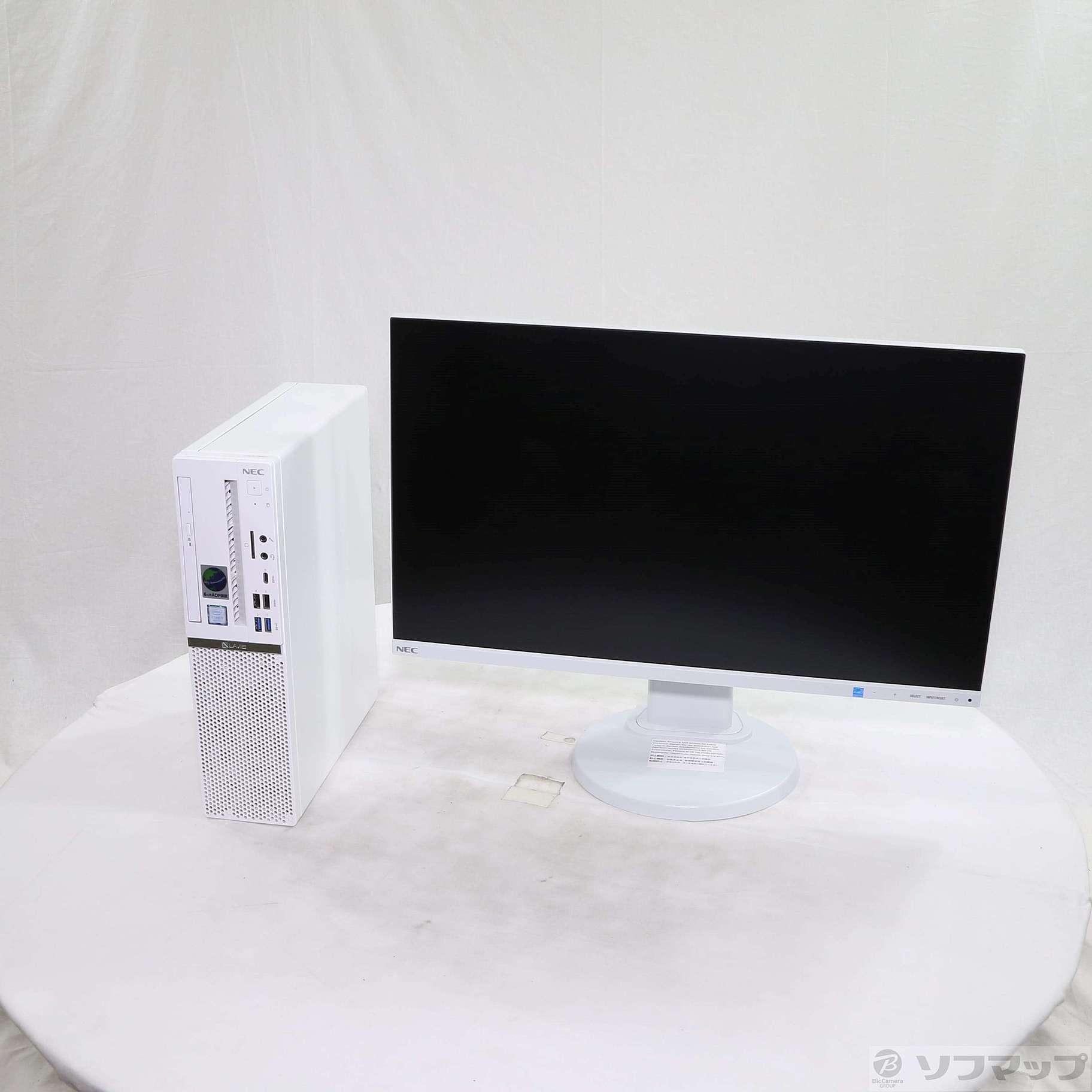 (中古)NEC LAVIE Direct DT PC-GD328ZZGE ホワイト (NEC Refreshed PC) (Windows 10) ≪メーカー保証あり≫(196-ud)