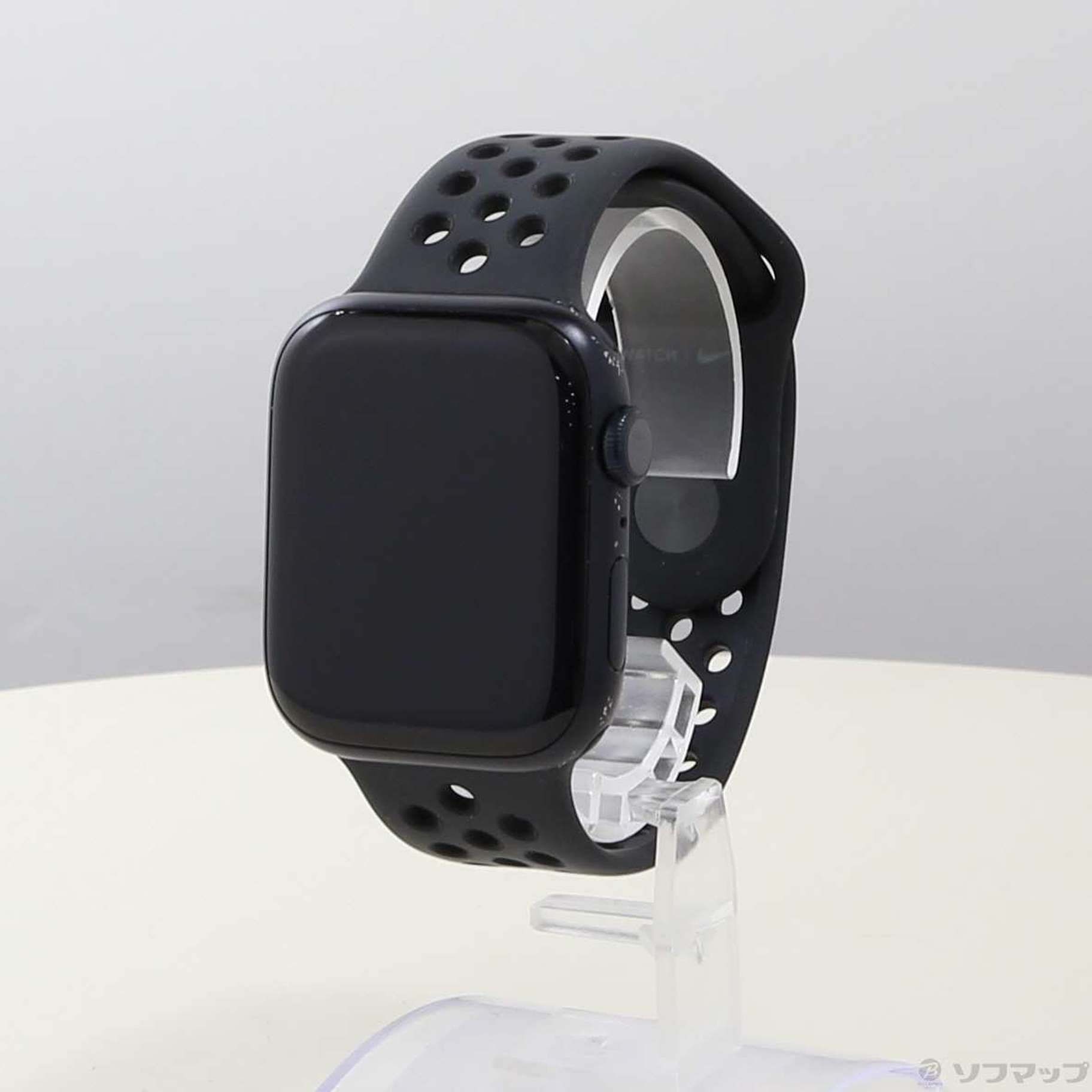 中古品〕 Apple Watch Series 7 Nike GPS 45mm ミッドナイトアルミニウムケース アンスラサイト／ブラックNIKE スポーツバンド｜の通販はソフマップ[sofmap]