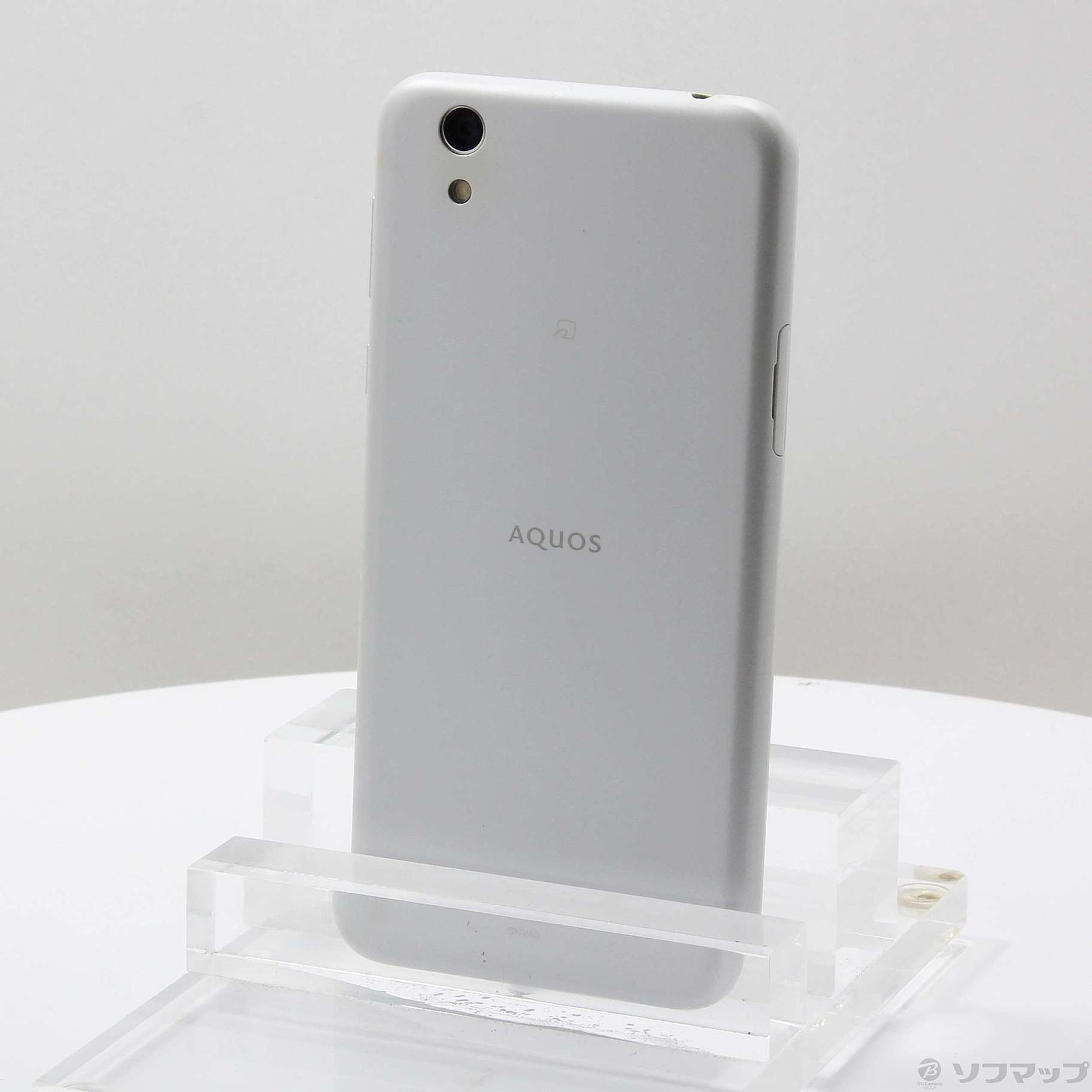 中古】AQUOS sense 32GB シルキーホワイト SHV40SWU UQ mobile