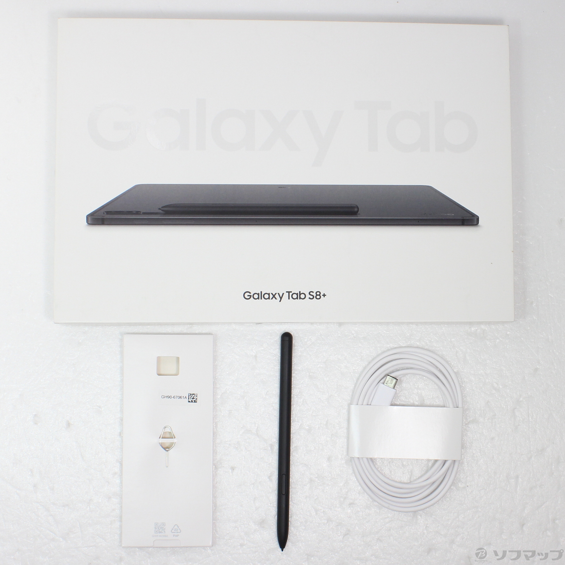 中古】Galaxy Tab S8+ 128GB グラファイト SM-X800NZACXJP Wi-Fi