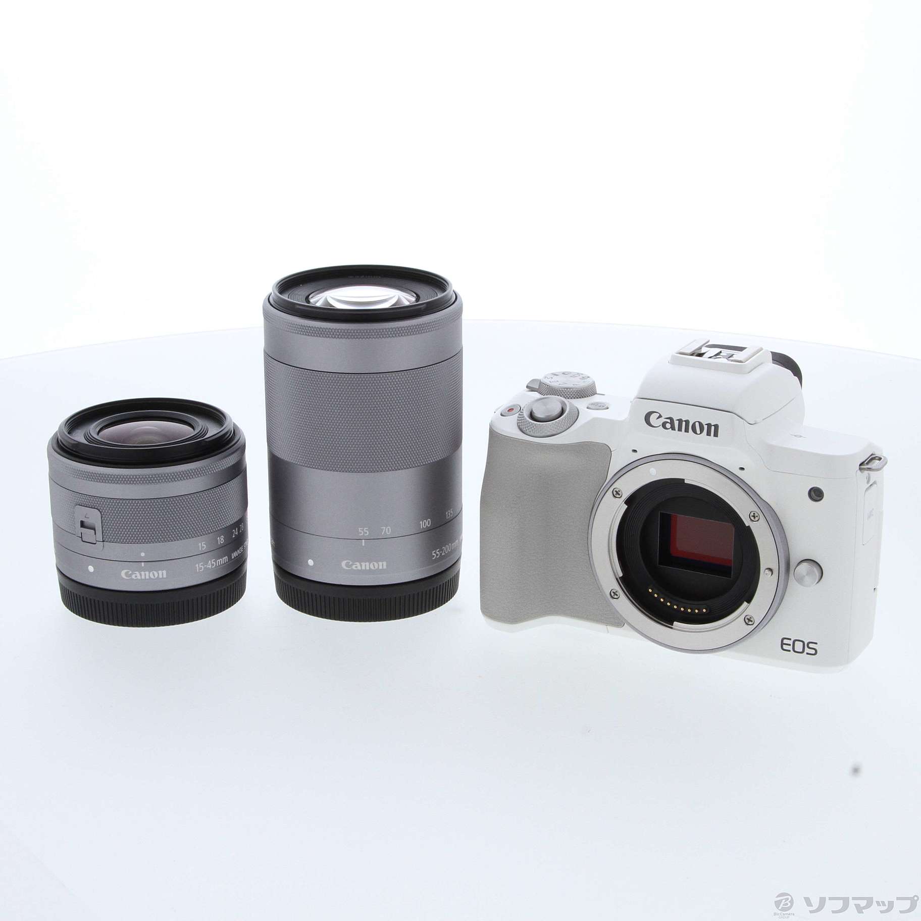 中古】EOS Kiss M2 ダブルズームキット ホワイト [2133054635992] - 法人専用リコレ！|ソフマップの法人専用中古通販サイト