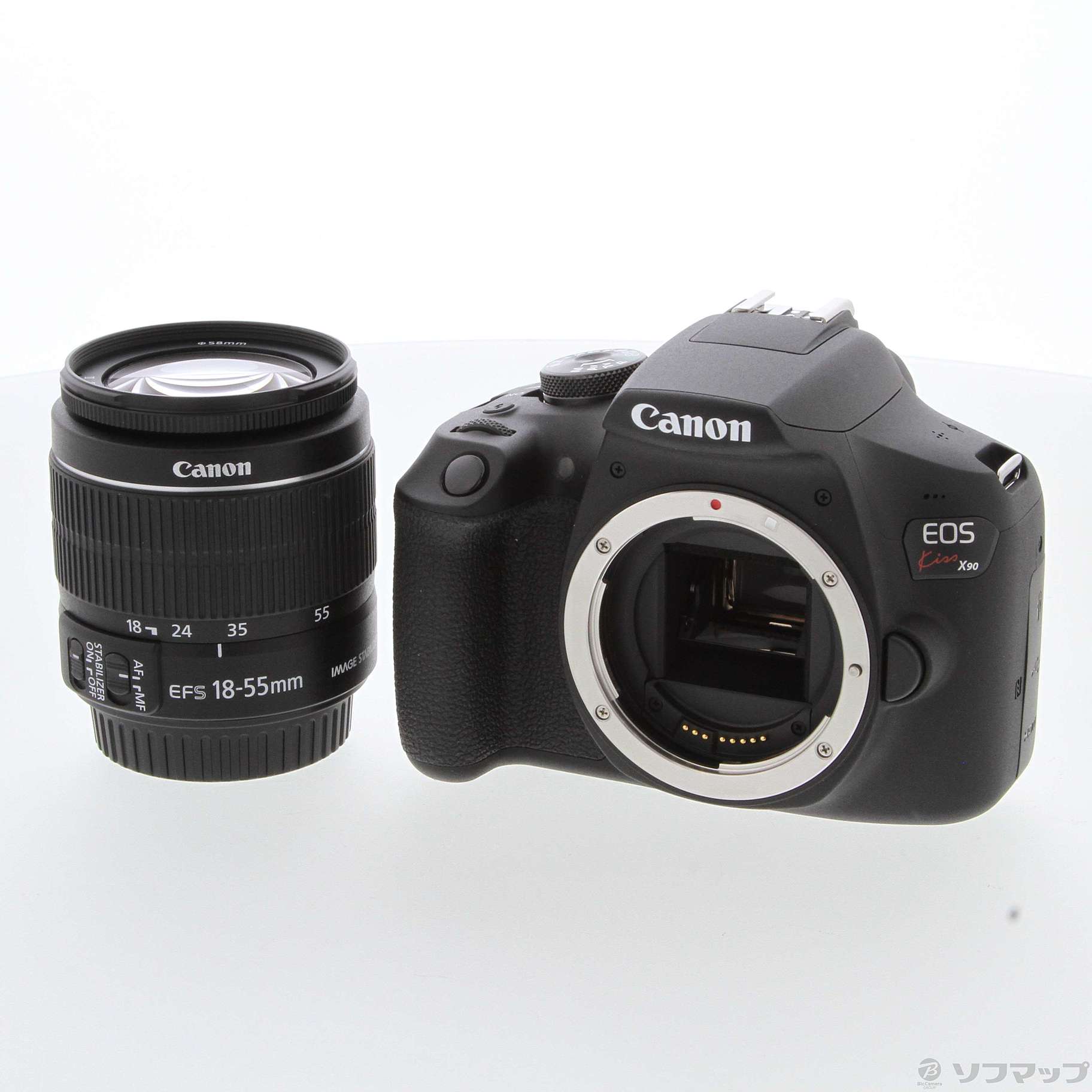 中古】EOS Kiss X90 EF-S18-55 IS II レンズキット [2133054636289] - リコレ！|ビックカメラグループ  ソフマップの中古通販サイト