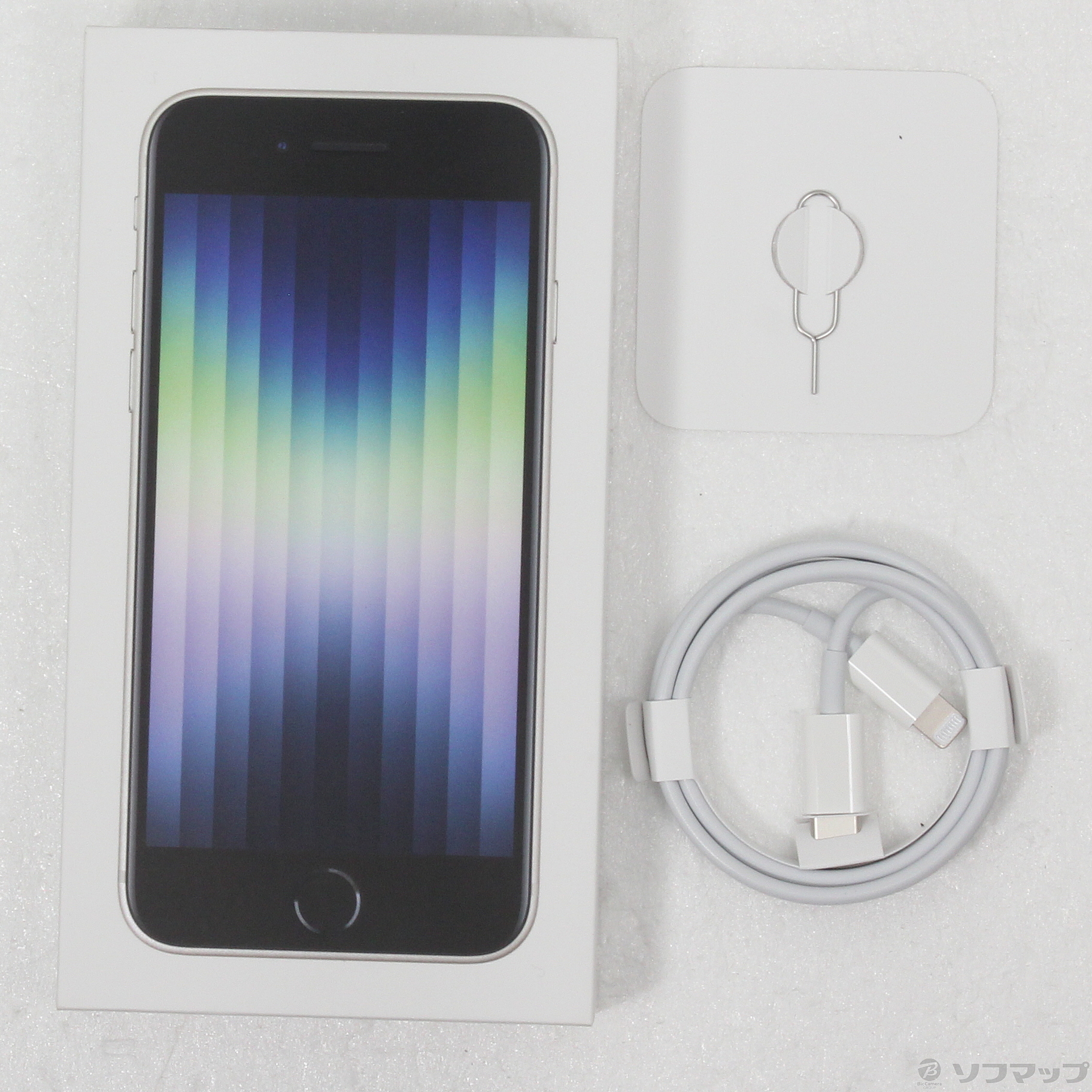 中古】iPhone SE 第3世代 64GB スターライト MMYD3J／A SIMフリー ...