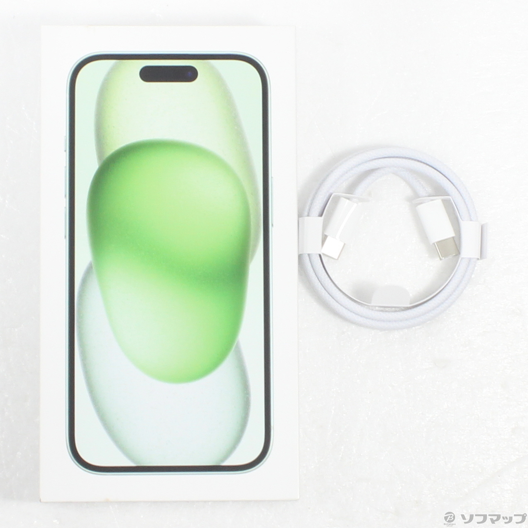 中古】iPhone15 256GB グリーン MTMT3J／A SIMフリー [2133054638900