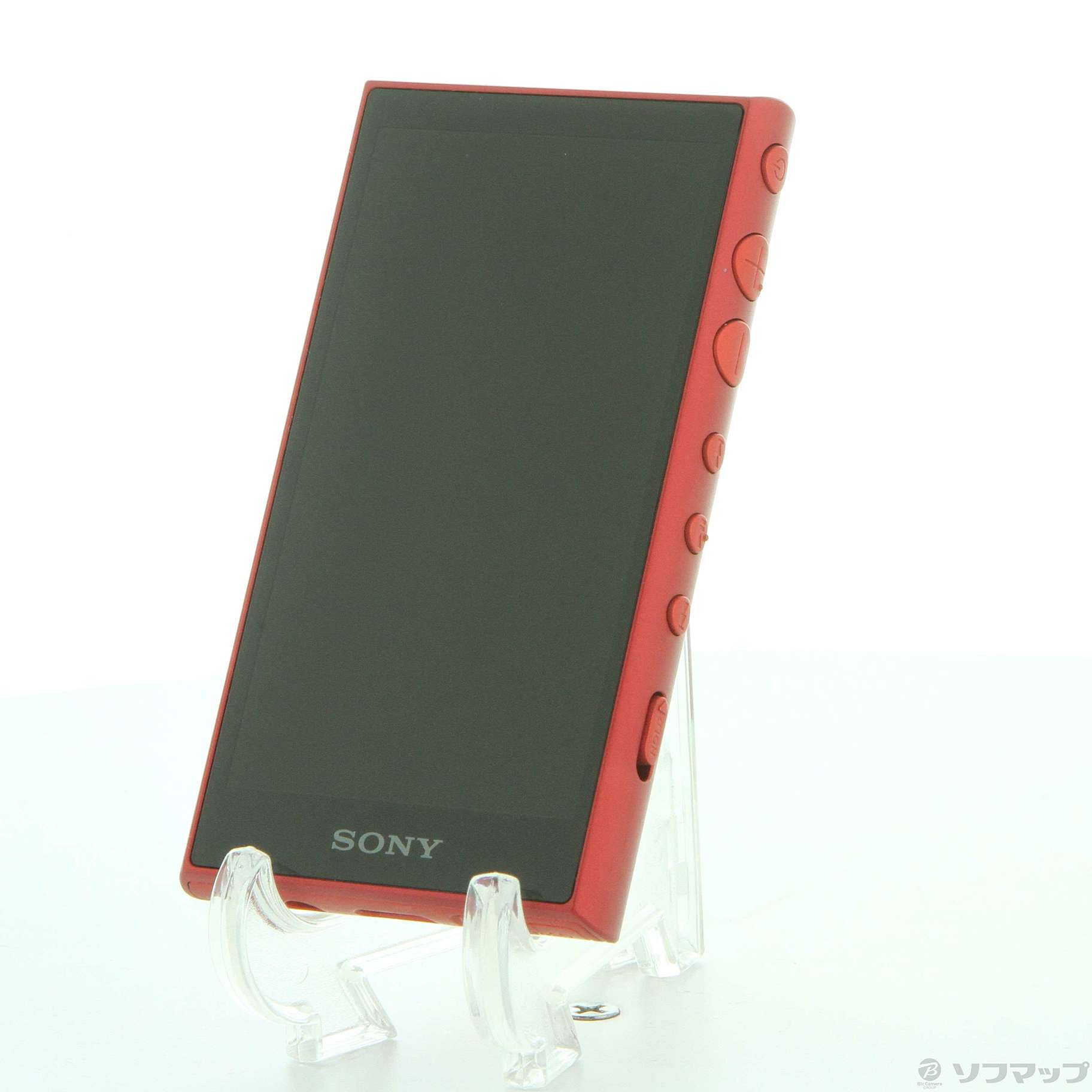 (中古)SONY WALKMAN A100シリーズ メモリ64GB+microSD レッド NW-A107(262-ud)