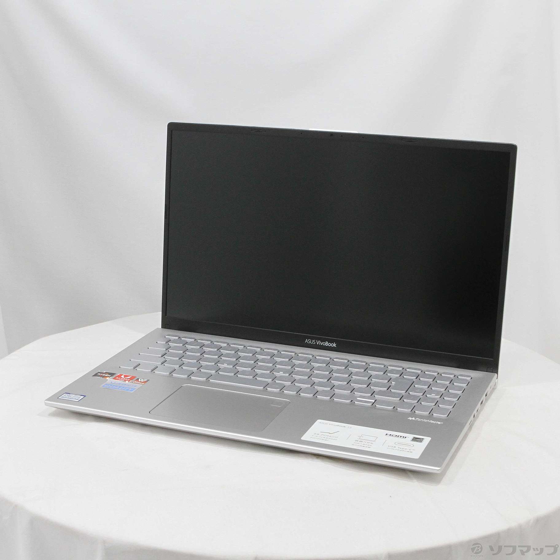 中古】VivoBook 15 X512DA X512DA-BQ1136T トランスペアレントシルバー [2133054650445] -  リコレ！|ビックカメラグループ ソフマップの中古通販サイト