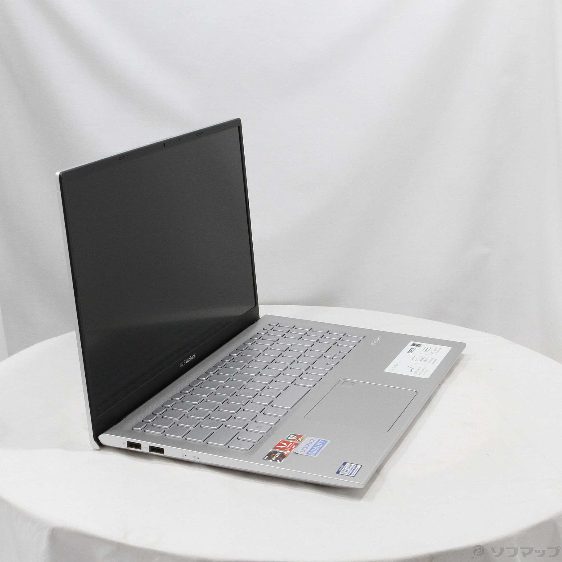 中古】VivoBook 15 X512DA X512DA-BQ1136T トランスペアレントシルバー