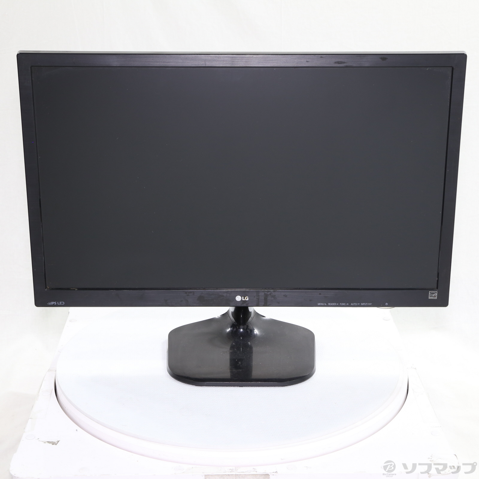 LG 27型ワイドモニター 27MP37VQ-B 中古品 電源アダブター無 頂いた物