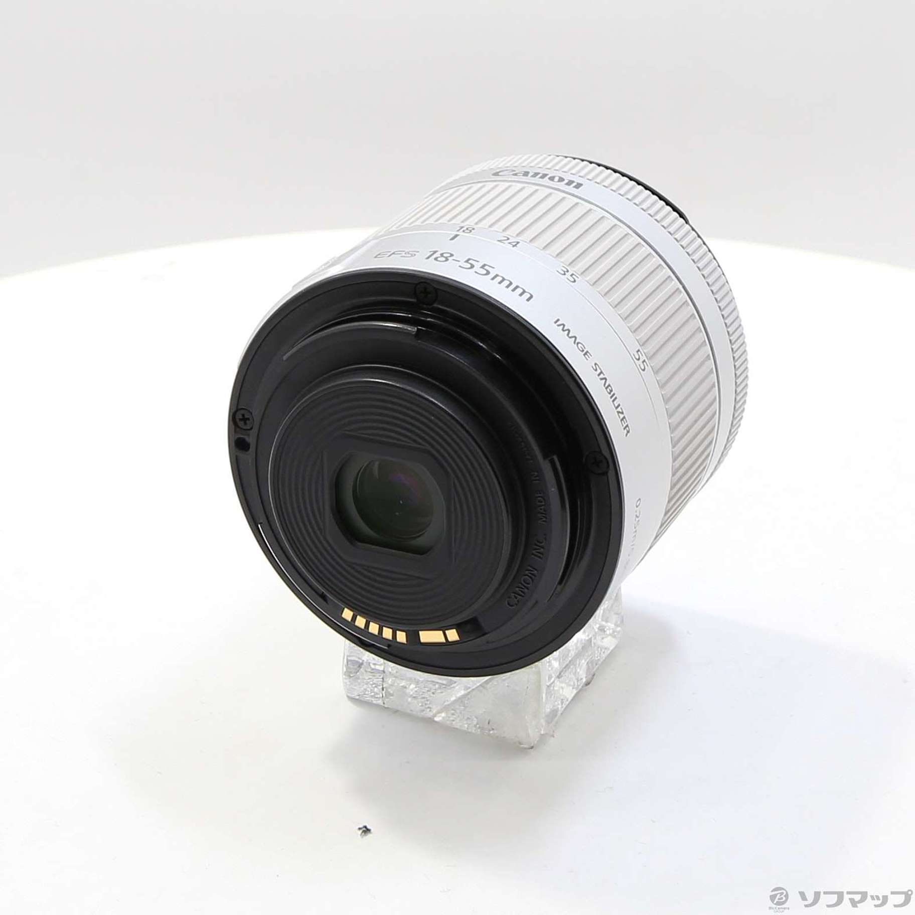 中古】EF-S18-55mm F4-5.6 IS STM シルバー [2133054675226] - リコレ