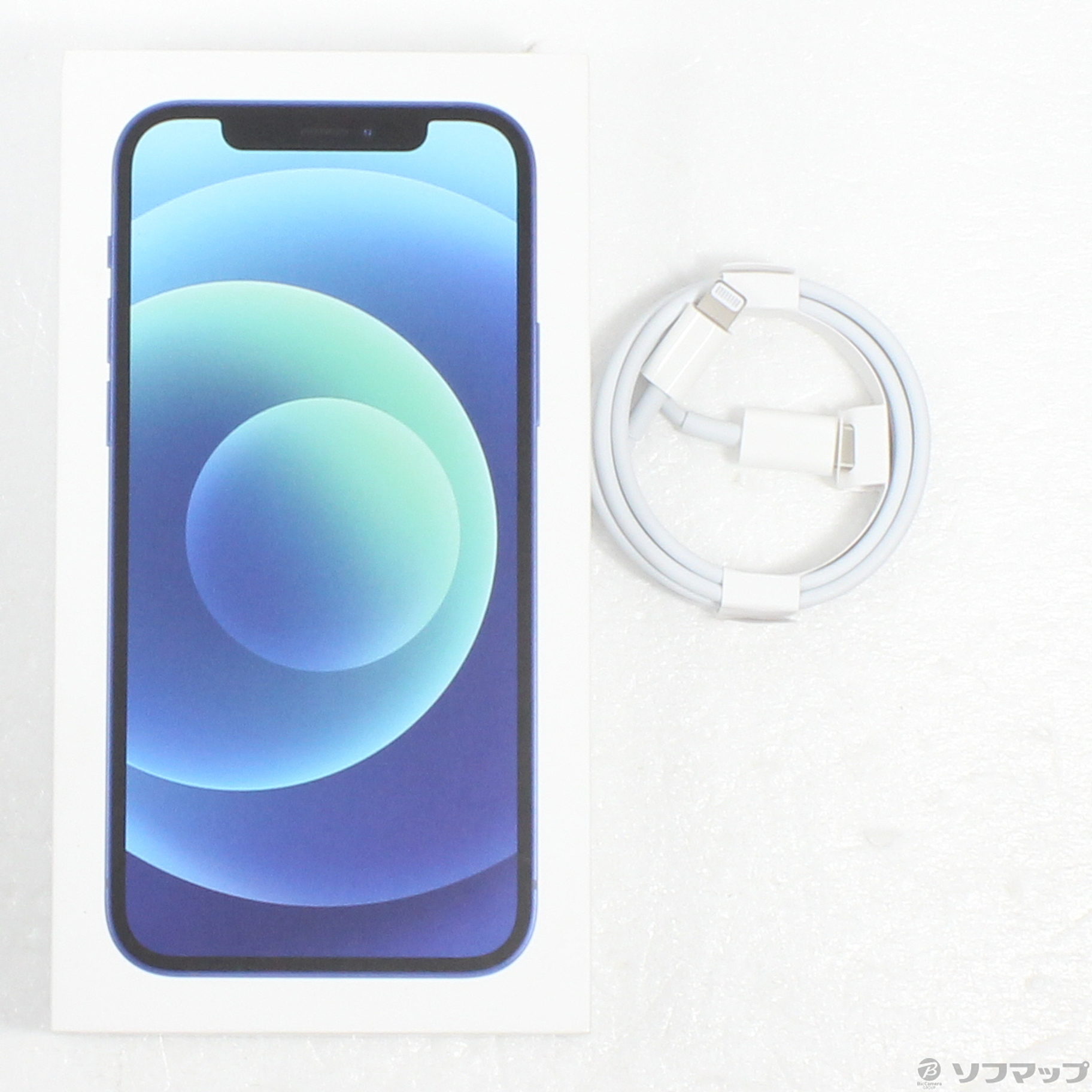 中古】セール対象品 iPhone12 64GB ブルー MGHR3J／A SIMフリー