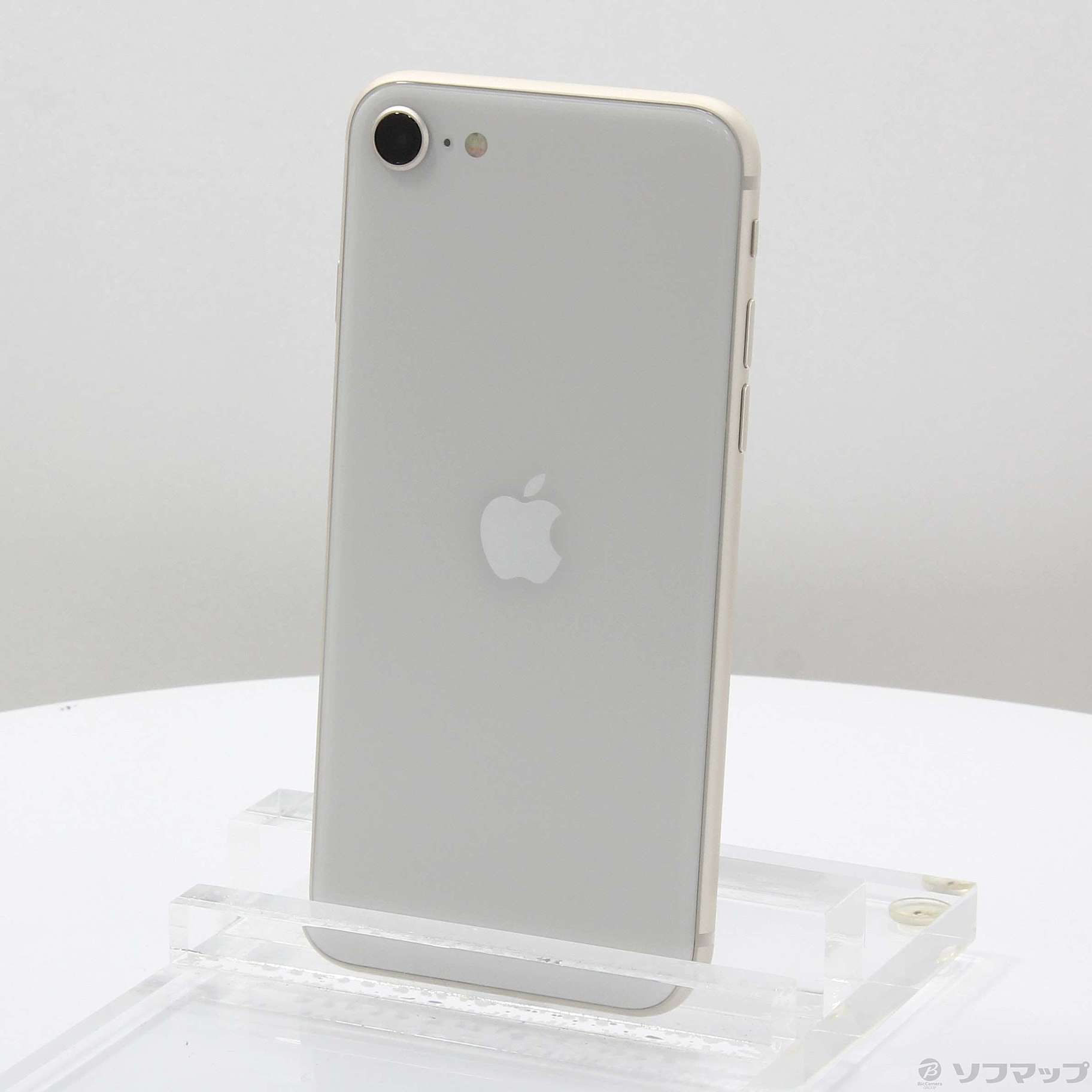 〔中古品〕 iPhone SE 第3世代 256GB スターライト MMYK3J／A SIMフリー ［4.7インチ液晶／Apple A15］