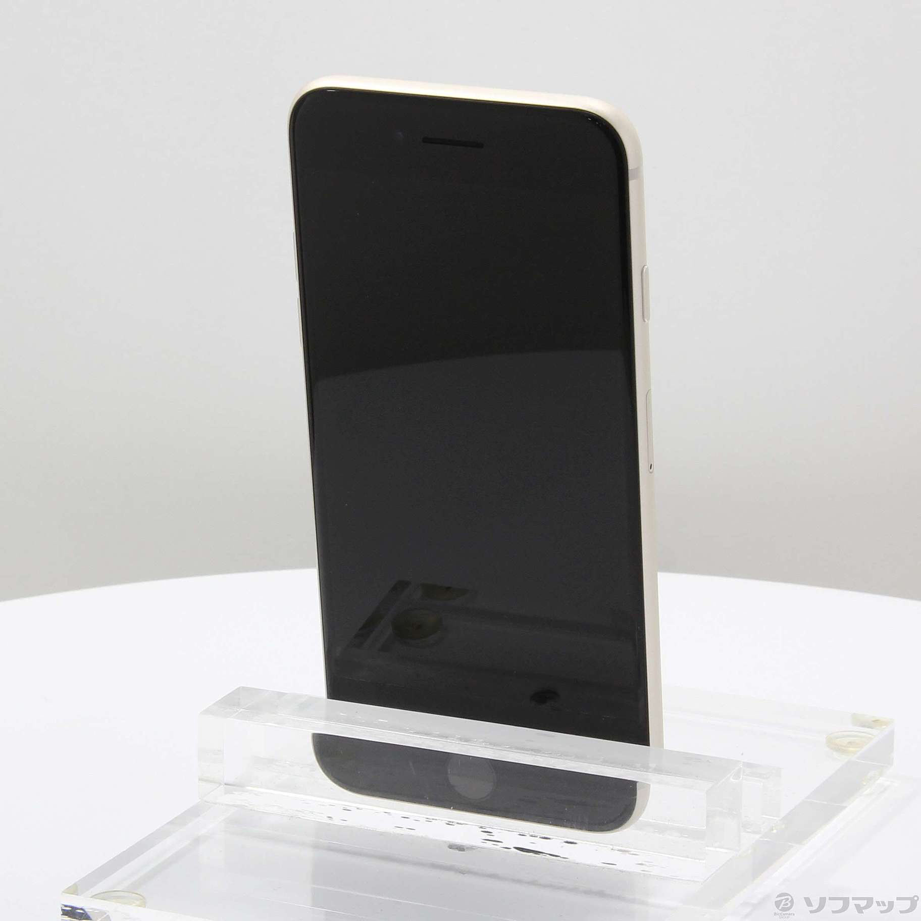 〔中古品〕 iPhone SE 第3世代 256GB スターライト MMYK3J／A SIMフリー ［4.7インチ液晶／Apple A15］