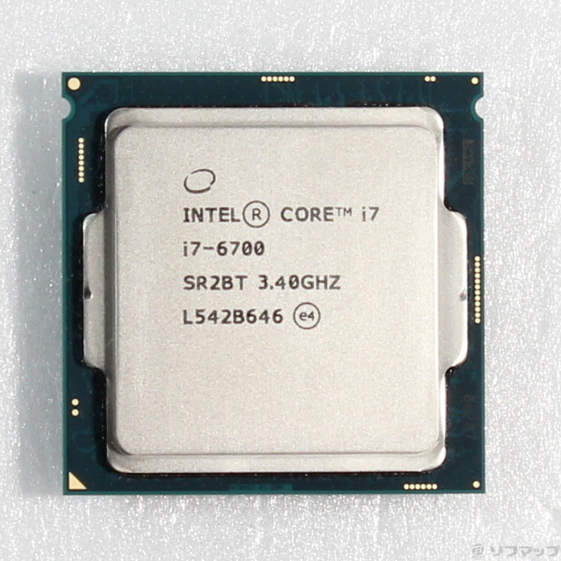 中古】Core i7 6700 〔3.4GHz／LGA 1151〕 [2133054709938] - リコレ