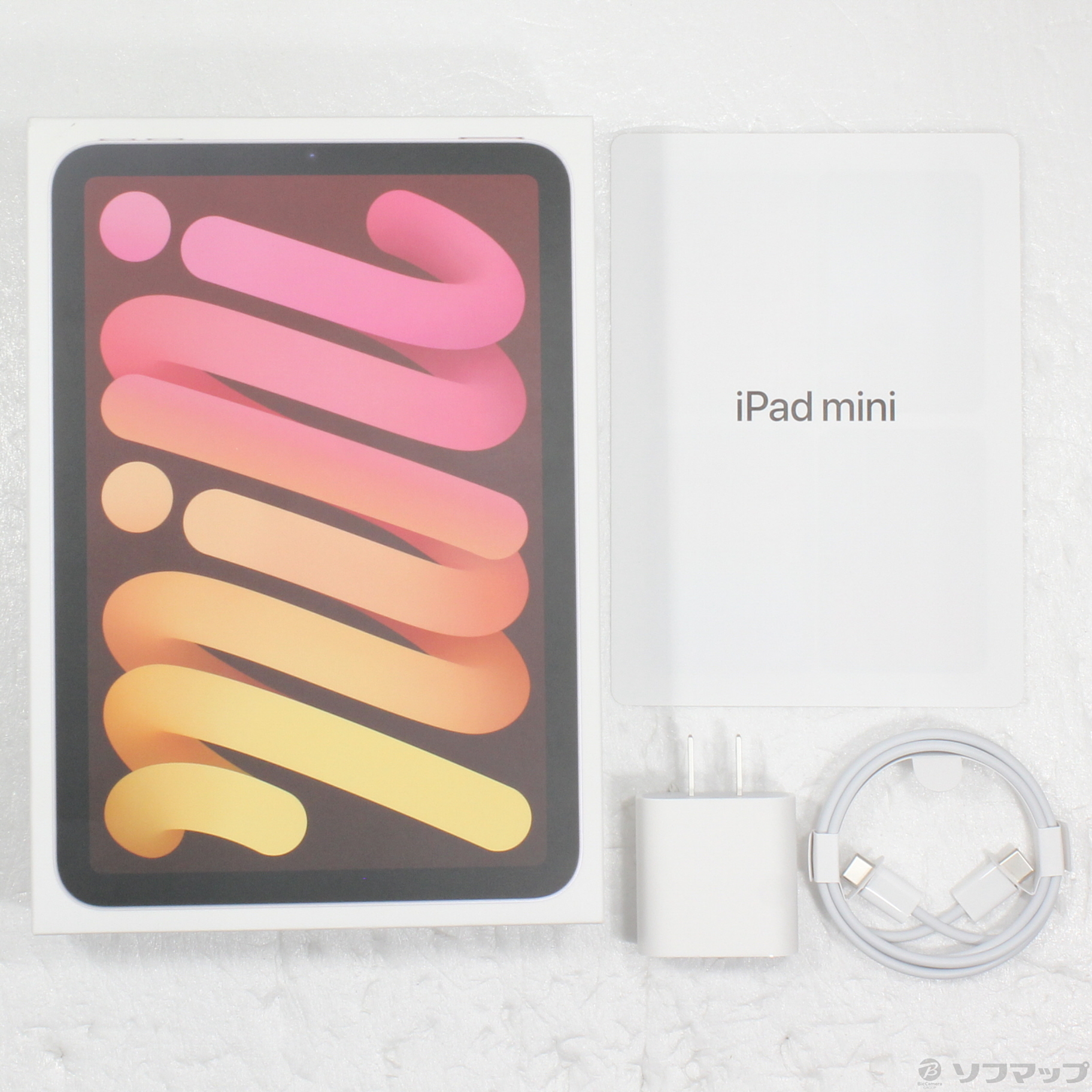 中古】iPad mini 第6世代 64GB ピンク MLWL3J／A Wi-Fi [2133054710798