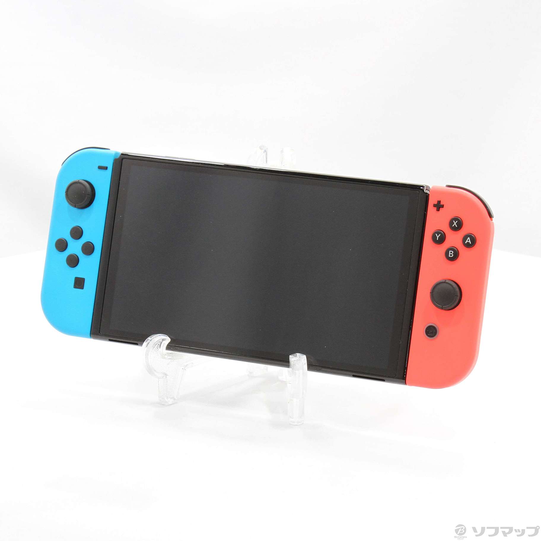 中古】Nintendo Switch 有機ELモデル Joy-Con(L) ネオンブルー／(R ...