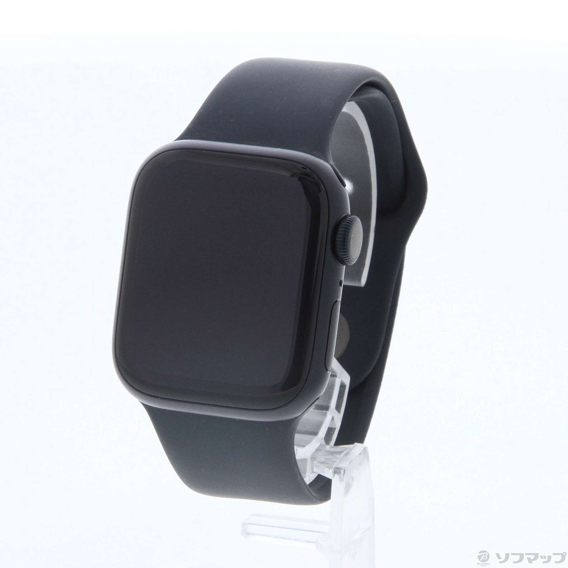 (中古)Apple Apple Watch Series 9 GPS 41mm ミッドナイトアルミニウムケース ミッドナイトスポーツバンド(258-ud)