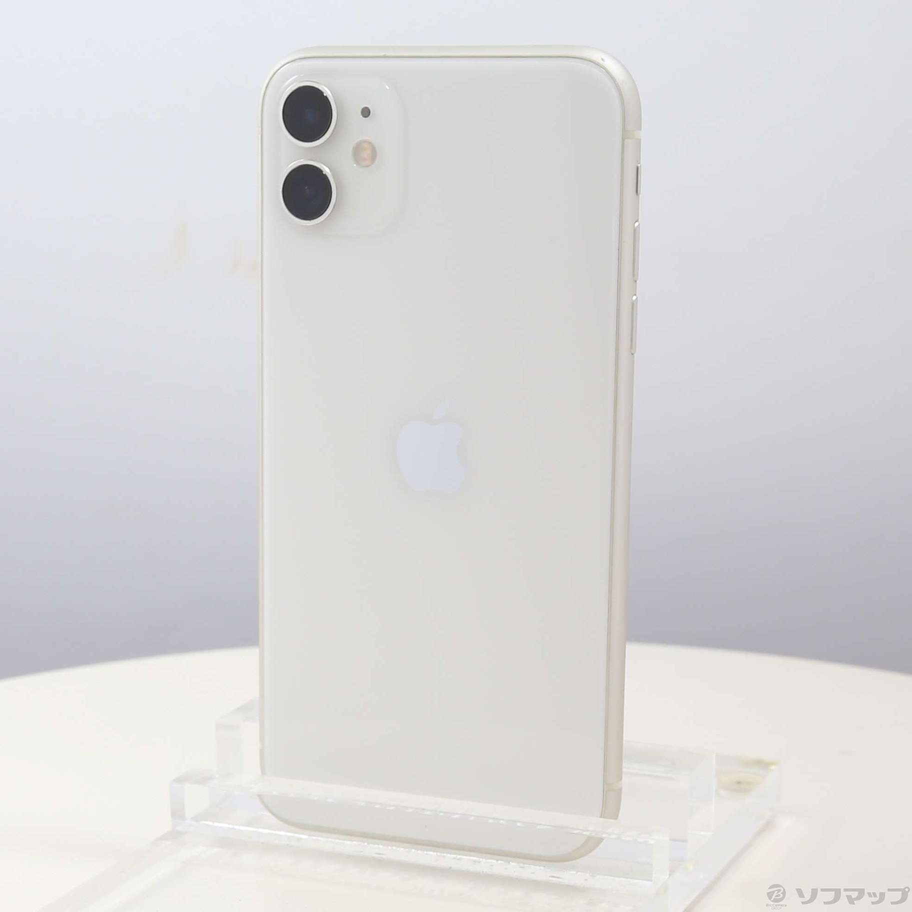 (中古)Apple iPhone11 64GB ホワイト MWLU2J/A SIMフリー(262-ud)