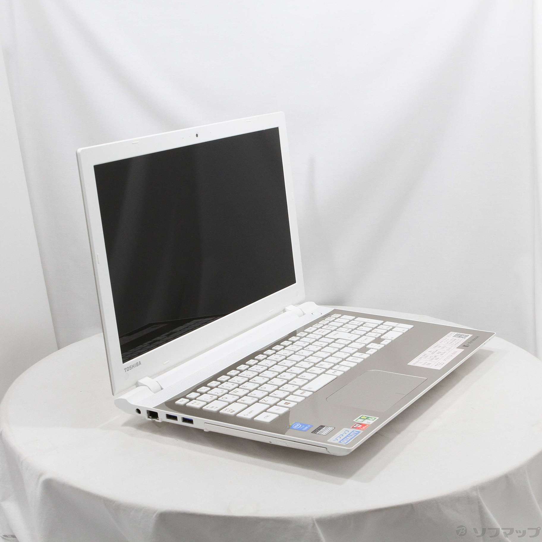 中古】格安安心パソコン dynabook T55／TG PT55TGP-BWA サテンゴールド 〔Windows 10〕 ［Core i3 5015U  (2.1GHz)／4GB／HDD1TB／15.6インチワイド］ [2133054728632] - リコレ！|ビックカメラグループ  ソフマップの中古通販サイト