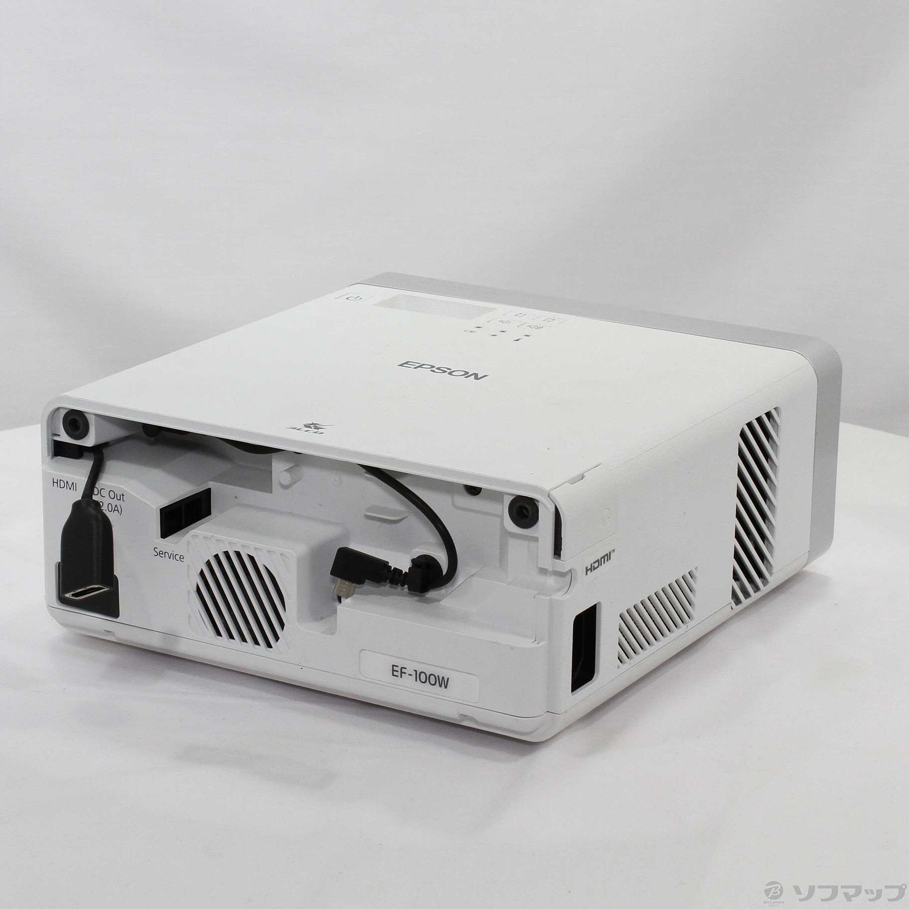 エプソン EPSON EF-100W プロジェクター ホワイト エプソン、美しい