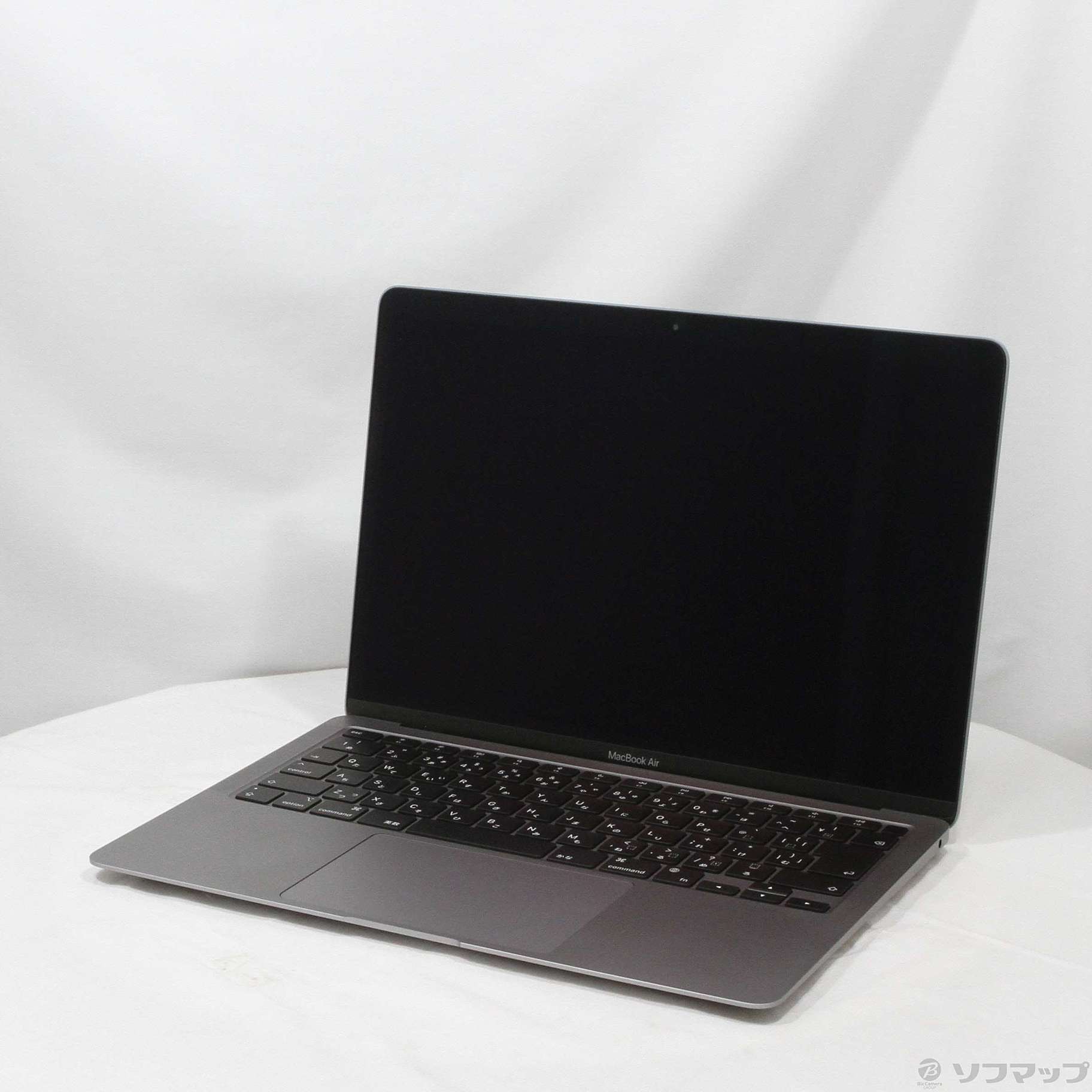 (中古)MacBook Air 13.3-inch Late 2020 MGN63J/A M1 8コアCPU_7コアGPU 8GB SSD256GB スペースグレイ (12.6 Monterey)(276-ud)