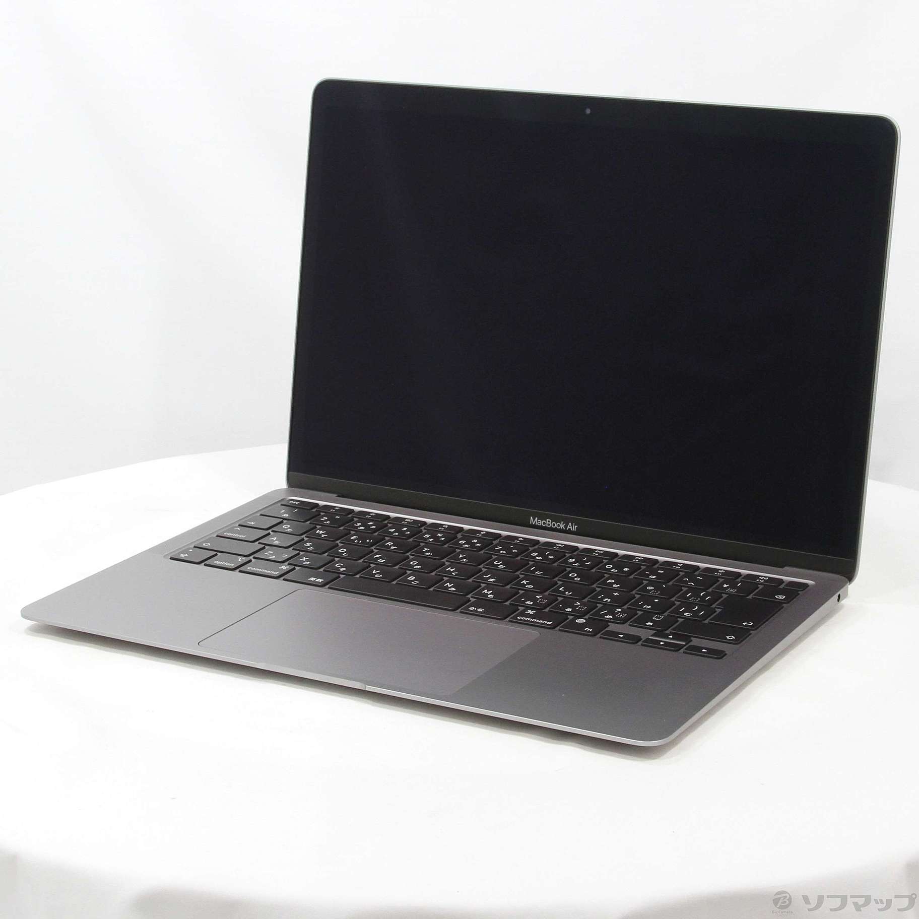 (中古)MacBook Air 13.3-inch Late 2020 MGN63J/A M1 8コアCPU_7コアGPU 8GB SSD256GB スペースグレイ (12.6 Monterey)(297-ud)