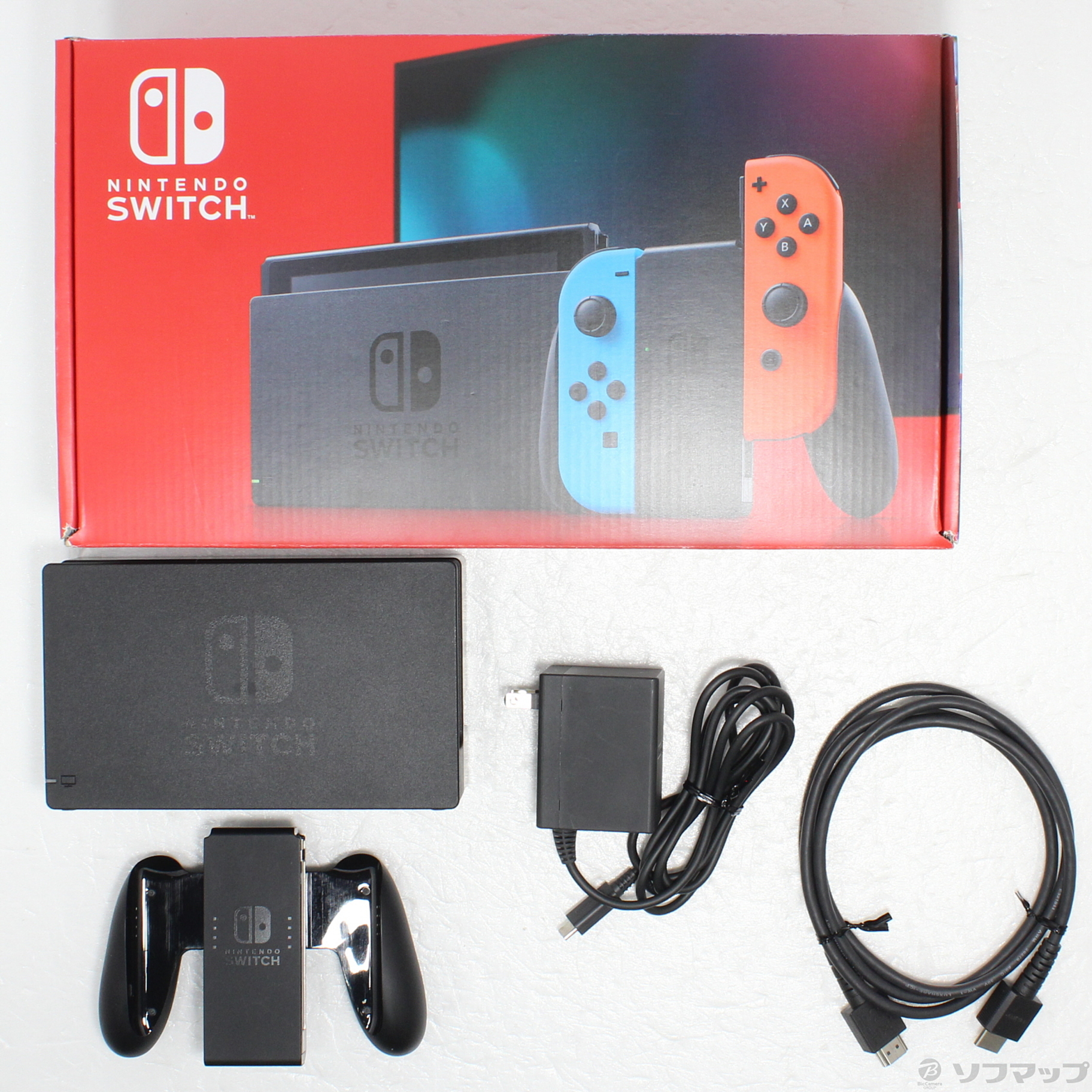 中古】Nintendo Switch Joy-Con (L) ネオンブルー／ (R) ネオン