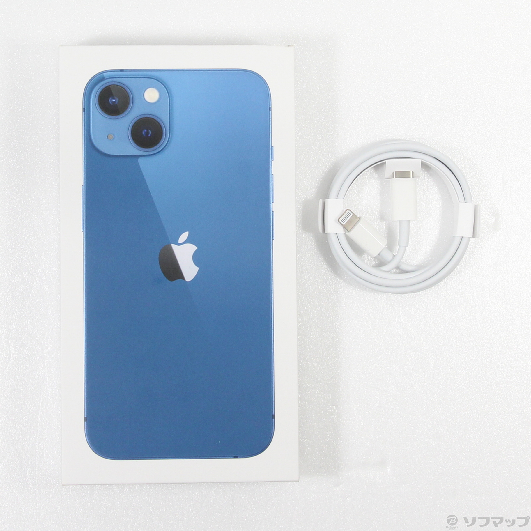 中古】iPhone13 128GB ブルー MLNG3J／A SIMフリー [2133054739256