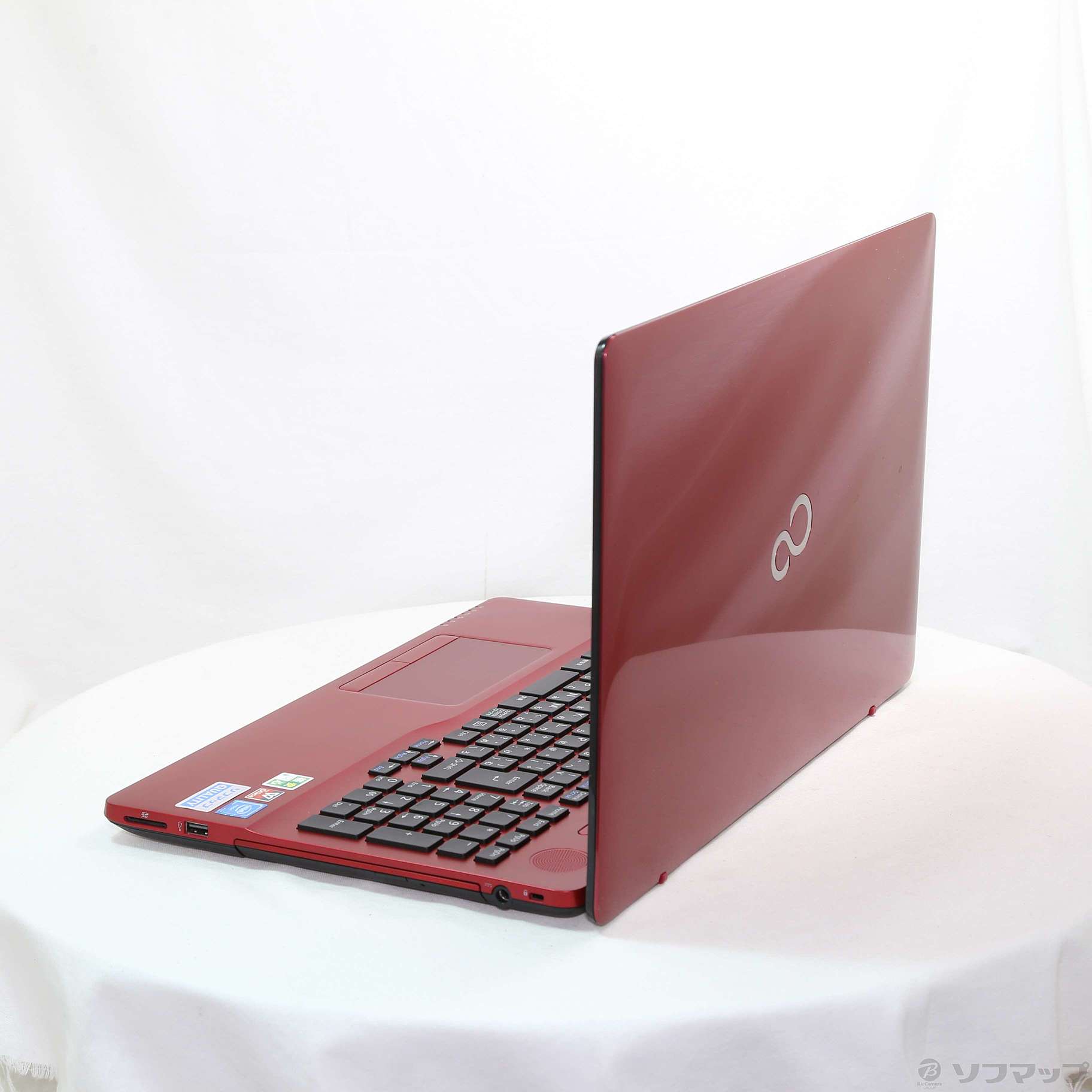 中古】格安安心パソコン LIFEBOOK AH42／Y FMVA42YR ルビーレッド