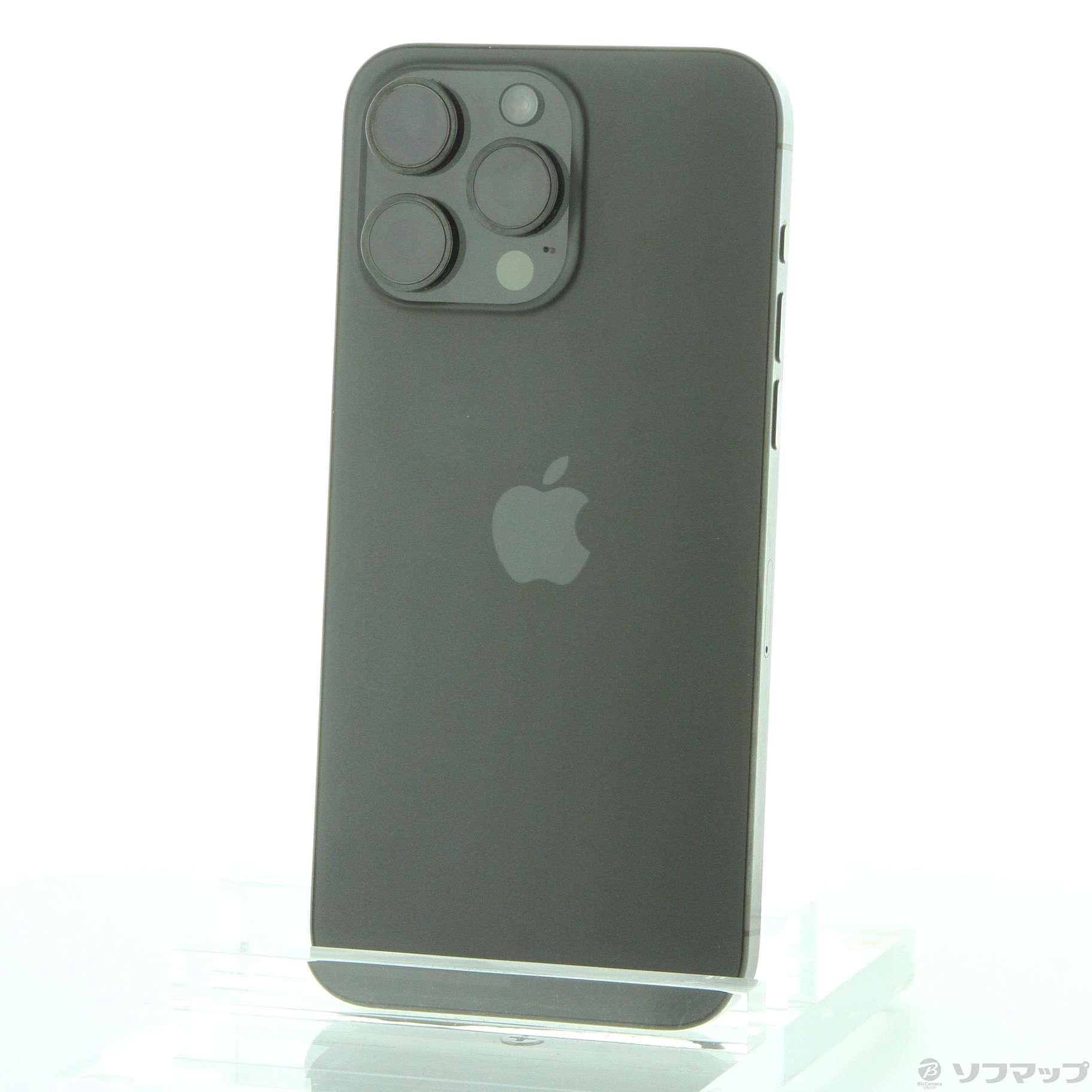 (中古)Apple iPhone15 Pro Max 256GB ブラックチタニウム MU6P3J/A SIMフリー(269-ud)