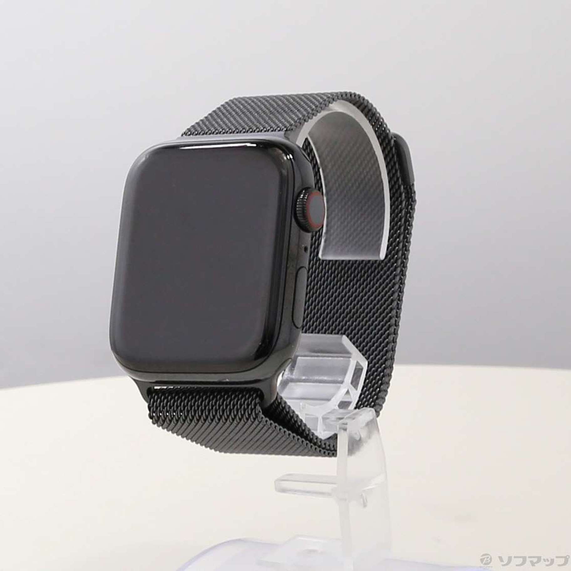 Apple Watch Series 5 GPS + Cellular 44mm スペースブラックステンレススチールケース  スペースブラックミラネーゼループ