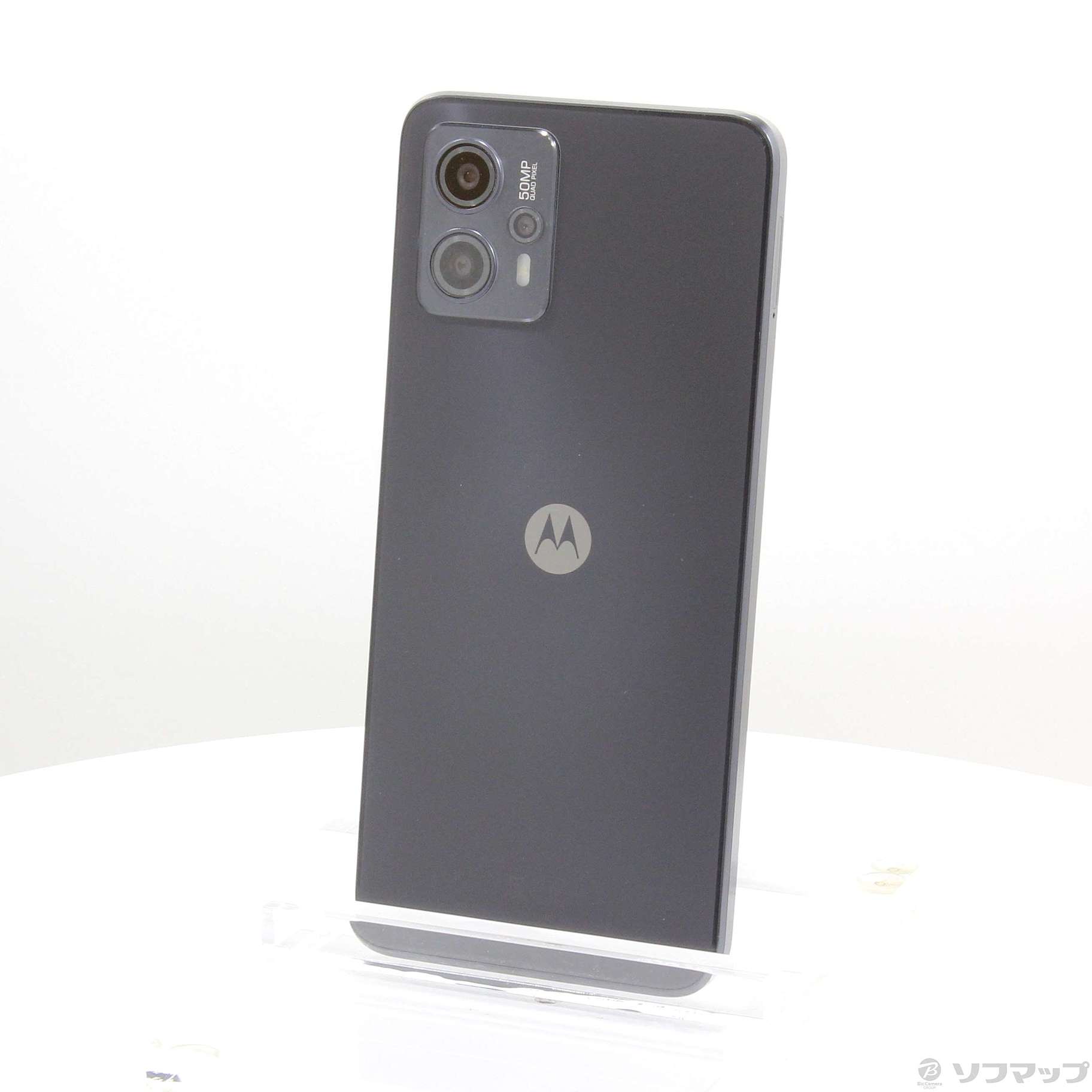 中古】〔展示品〕 moto G13 128GB マットチャコール PAWW0020JP SIM