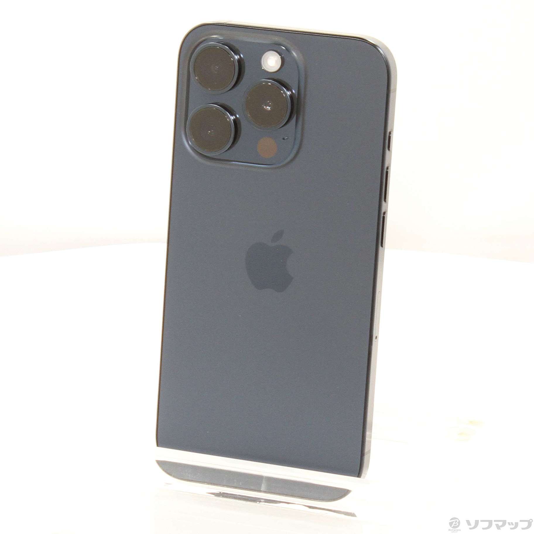 (中古)Apple iPhone15 Pro 128GB ブルーチタニウム MTUA3J/A SIMフリー(269-ud)