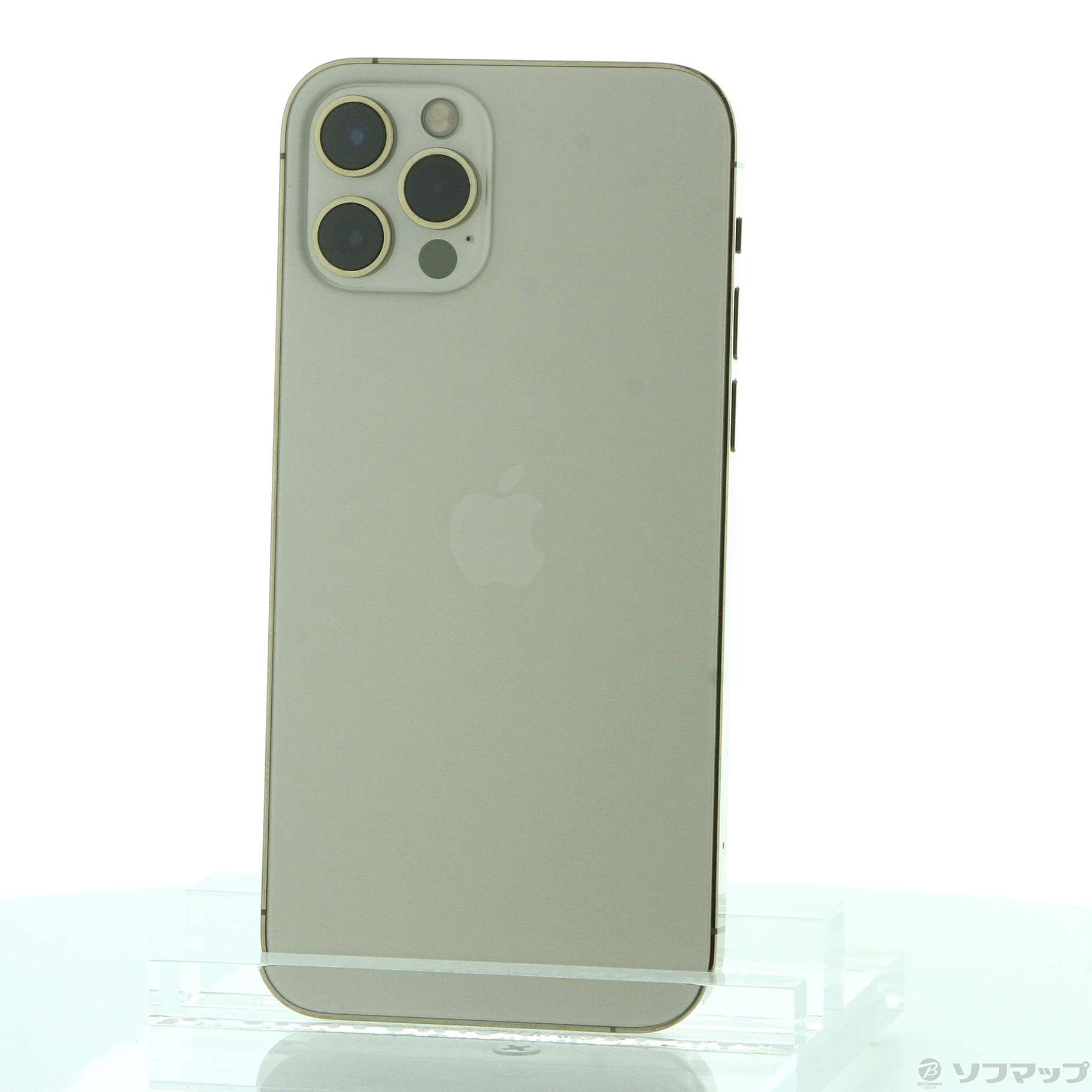 (中古)Apple iPhone12 Pro 128GB ゴールド MGM73J/A SIMフリー(344-ud)