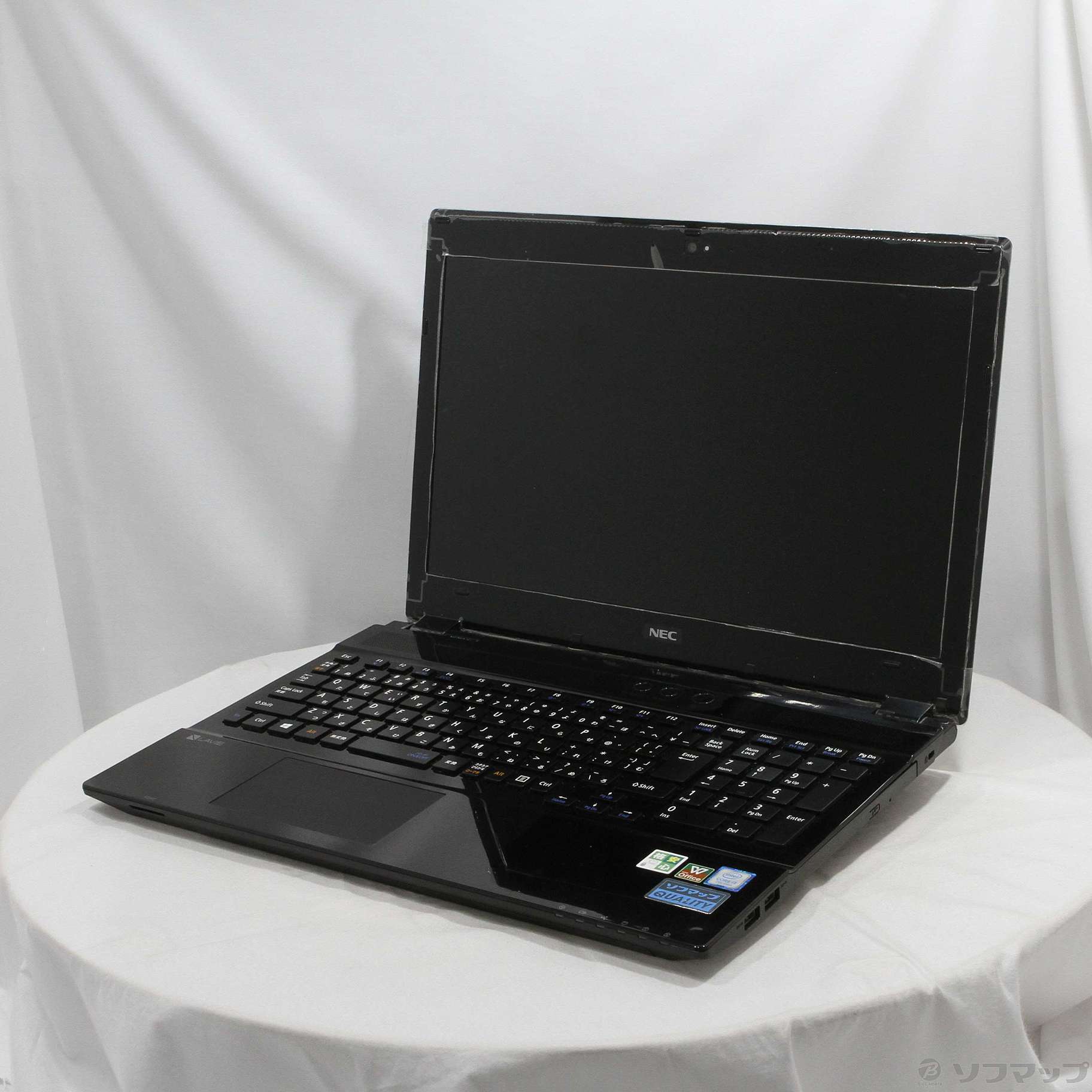 中古】格安安心パソコン LAVIE Note Standard PC-NS350HAB クリスタルブラック 〔Windows 10〕  ［Core-i3-7100U (2.4GHz)／4GB／HDD1TB／15.6インチワイド］ [2133054865917] -  リコレ！|ビックカメラグループ ソフマップの中古通販サイト