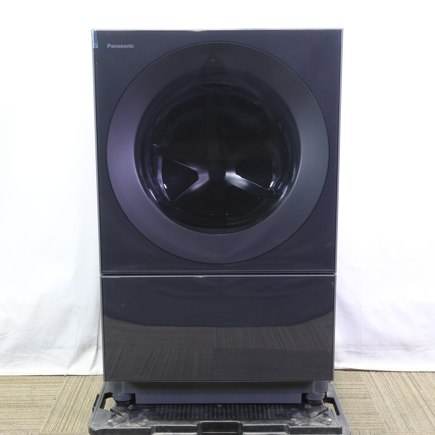〔展示品〕 ドラム式洗濯乾燥機 Cuble（キューブル） スモーキーブラック NA-VG2800R-K ［洗濯10.0kg ／乾燥5.0kg  ／ヒーター乾燥(排気タイプ) ／右開き］