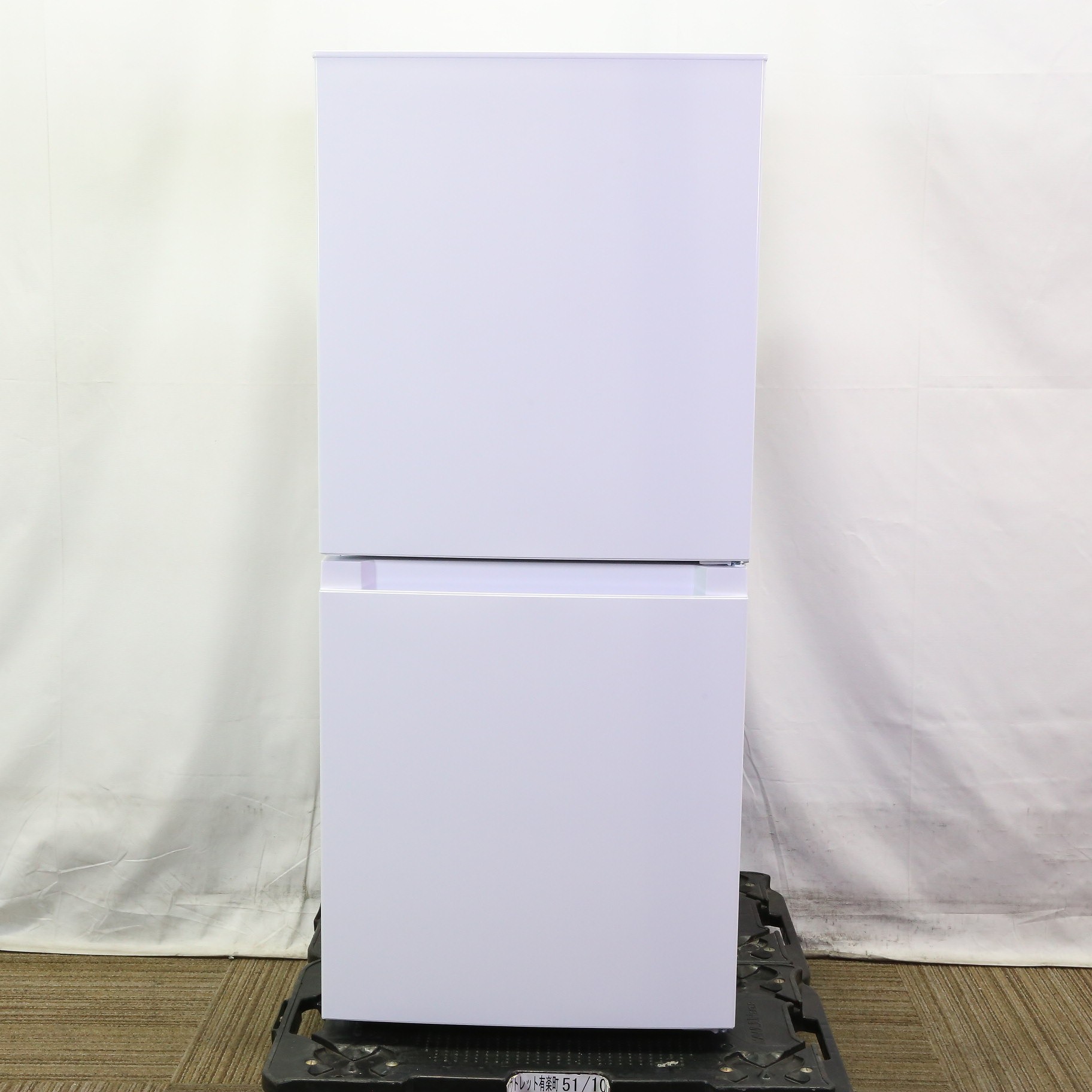 〔展示品〕 冷蔵庫 ホワイト OBBR-121A(W) ［幅49.5cm ／121L ／2ドア ／右開きタイプ ／2023年］
