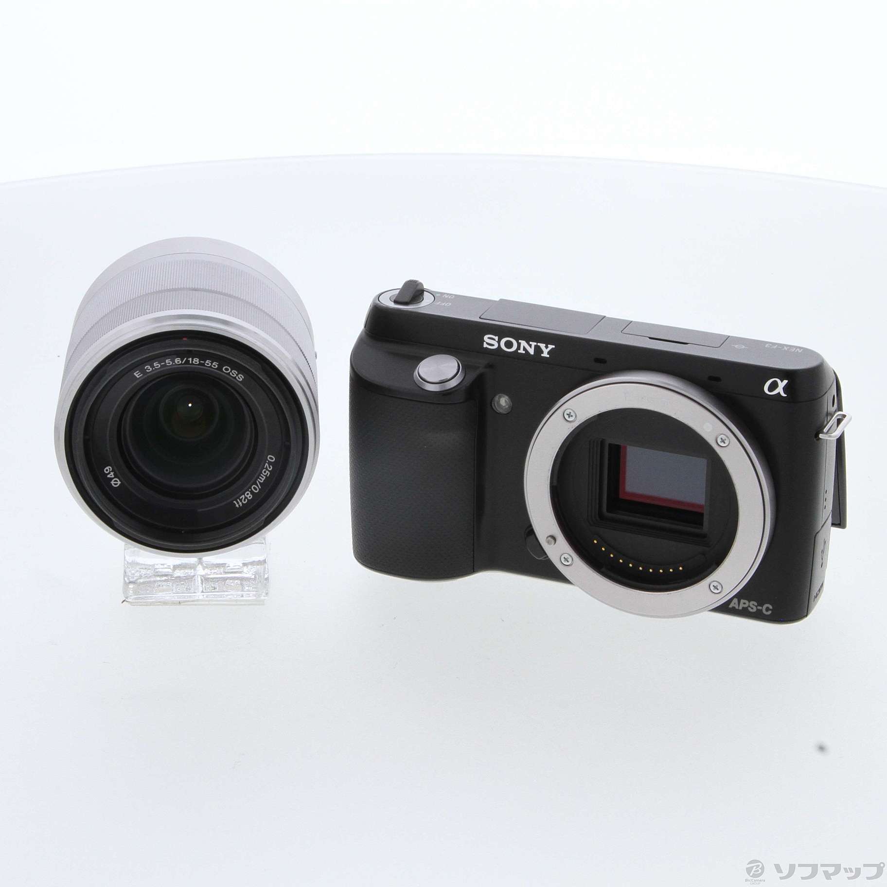 中古】α NEX-F3K ズームレンズキット ブラック [2133054915827