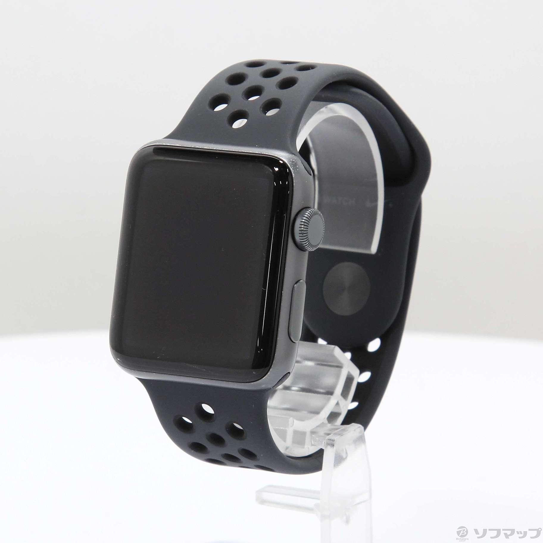 中古】Apple Watch Series 3 Nike+ GPS 42mm スペースグレイアルミニウムケース  アンスラサイト／ブラックNikeスポーツバンド [2133054936969] - リコレ！|ビックカメラグループ ソフマップの中古通販サイト