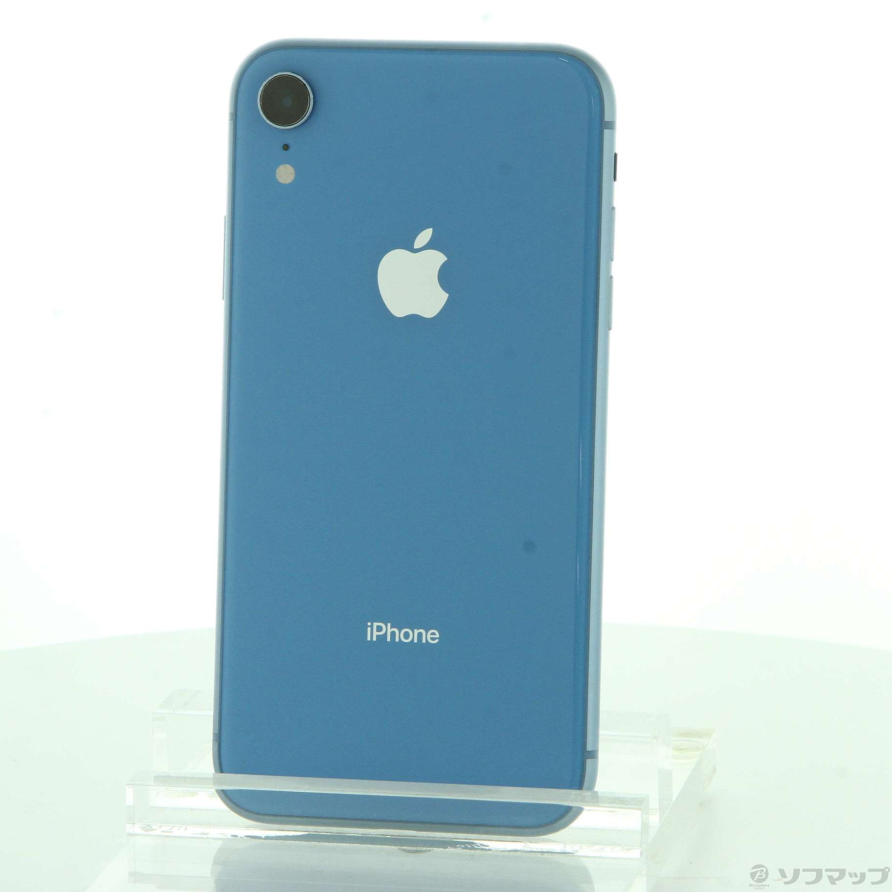 (中古)Apple iPhoneXR 128GB ブルー MT0U2J/A SoftBank(348-ud)