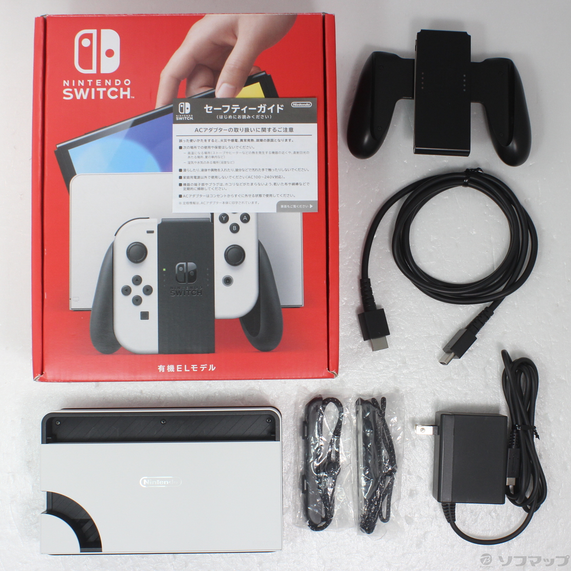 中古品任天堂Switch有机EL型号Joy-Con(L)/(R)白|no邮购是Sofmap[sofmap]