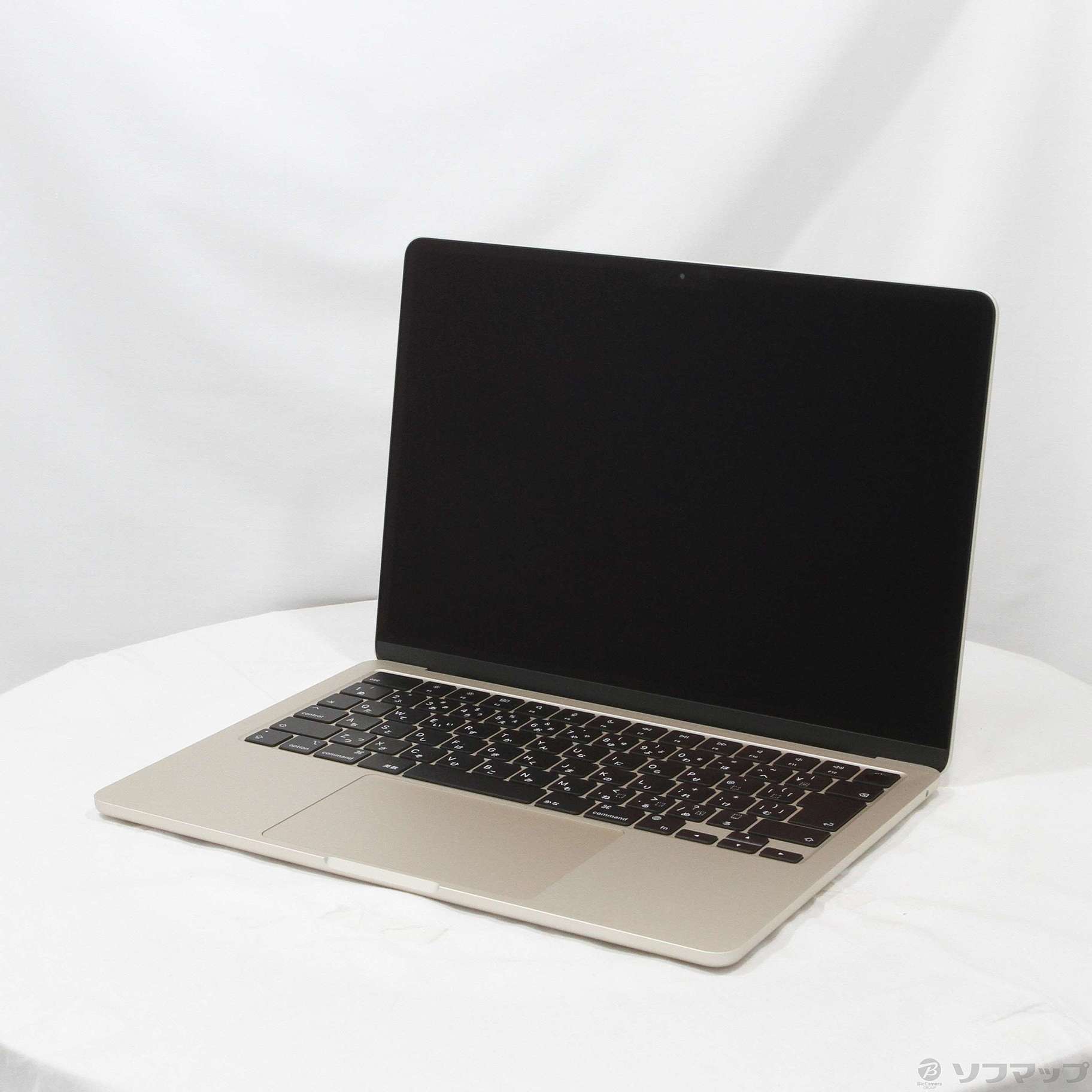 中古】〔展示品〕 MacBook Air 13.6-inch Early 2024 MRXT3J／A Apple ...