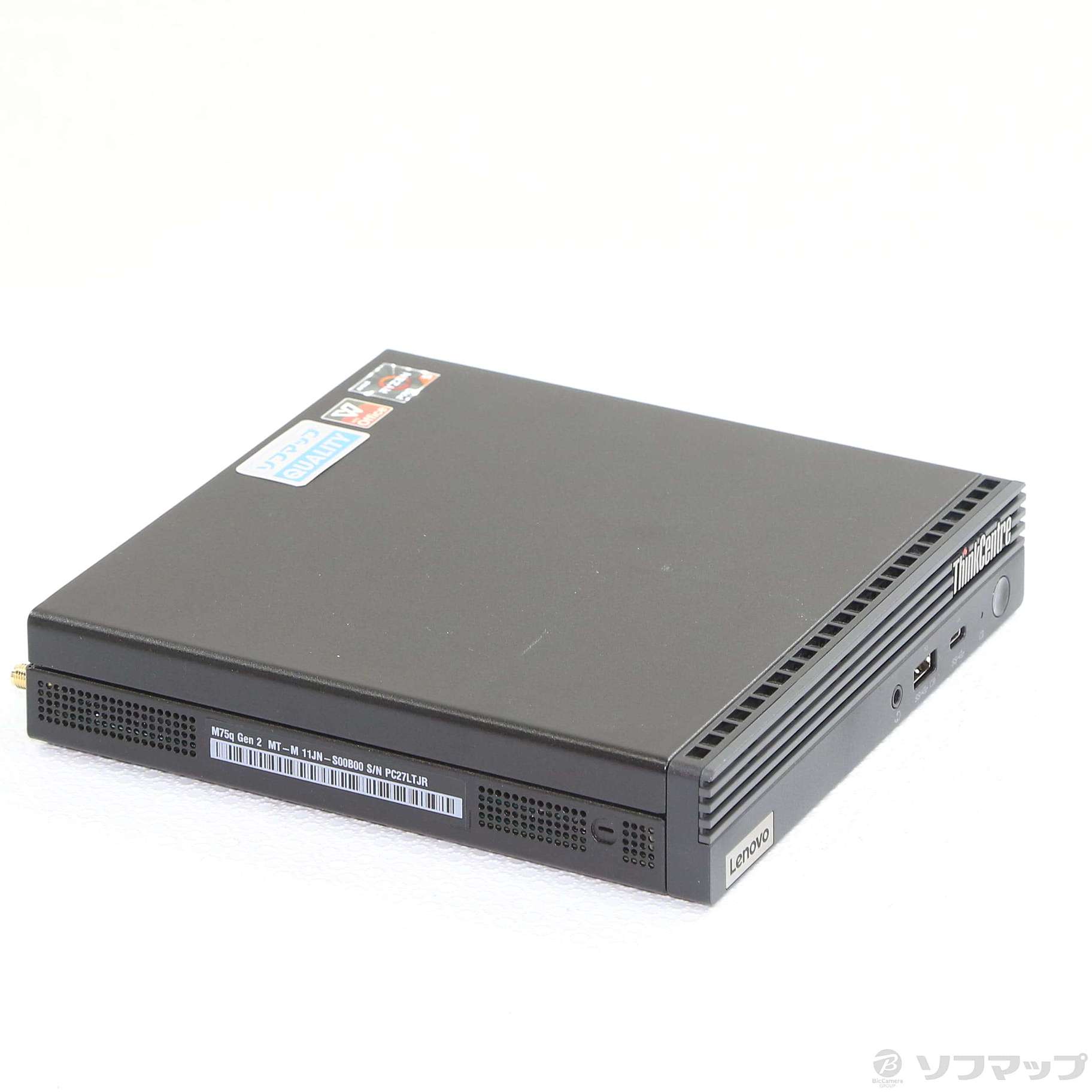 中古】ThinkCentre M75q Tiny Gen2 11JNS00B00 〔Windows 10